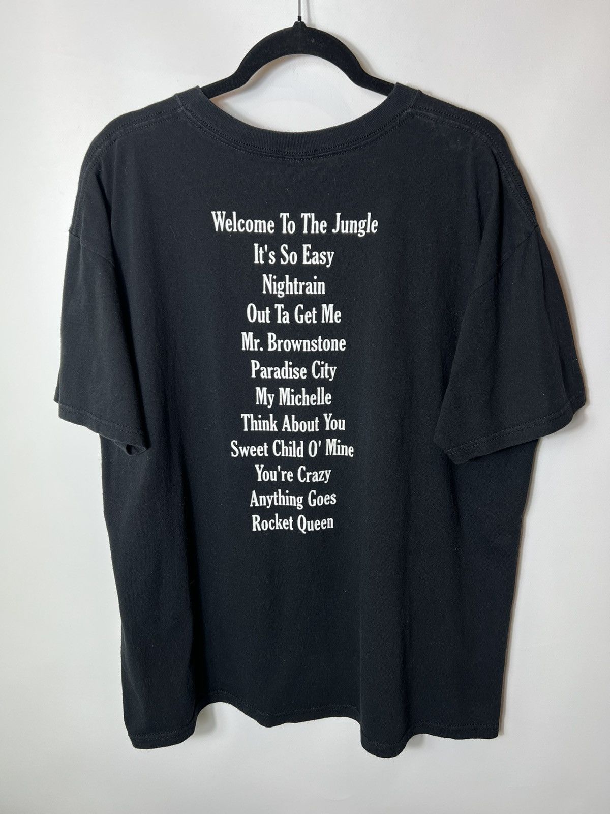 Guns N' Roses Vintage Band Rock Metal Guns N Roses Tour T-shirt Size US XL / EU 56 / 4 - 6 Thumbnail