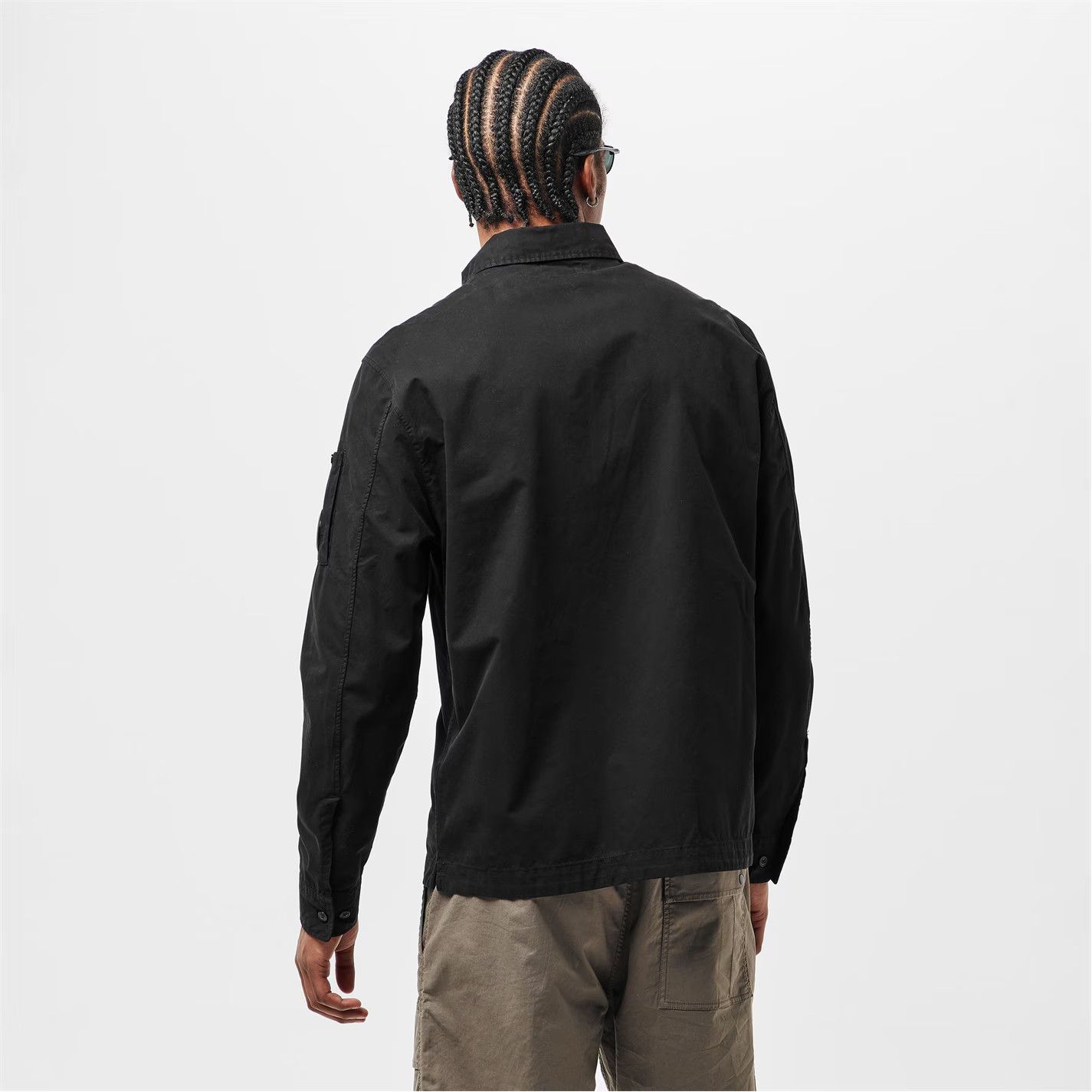 C.P. Company o1g2r1mq0426 Gabard Overshirt in Black Size US L / EU 52-54 / 3 - 4 Thumbnail