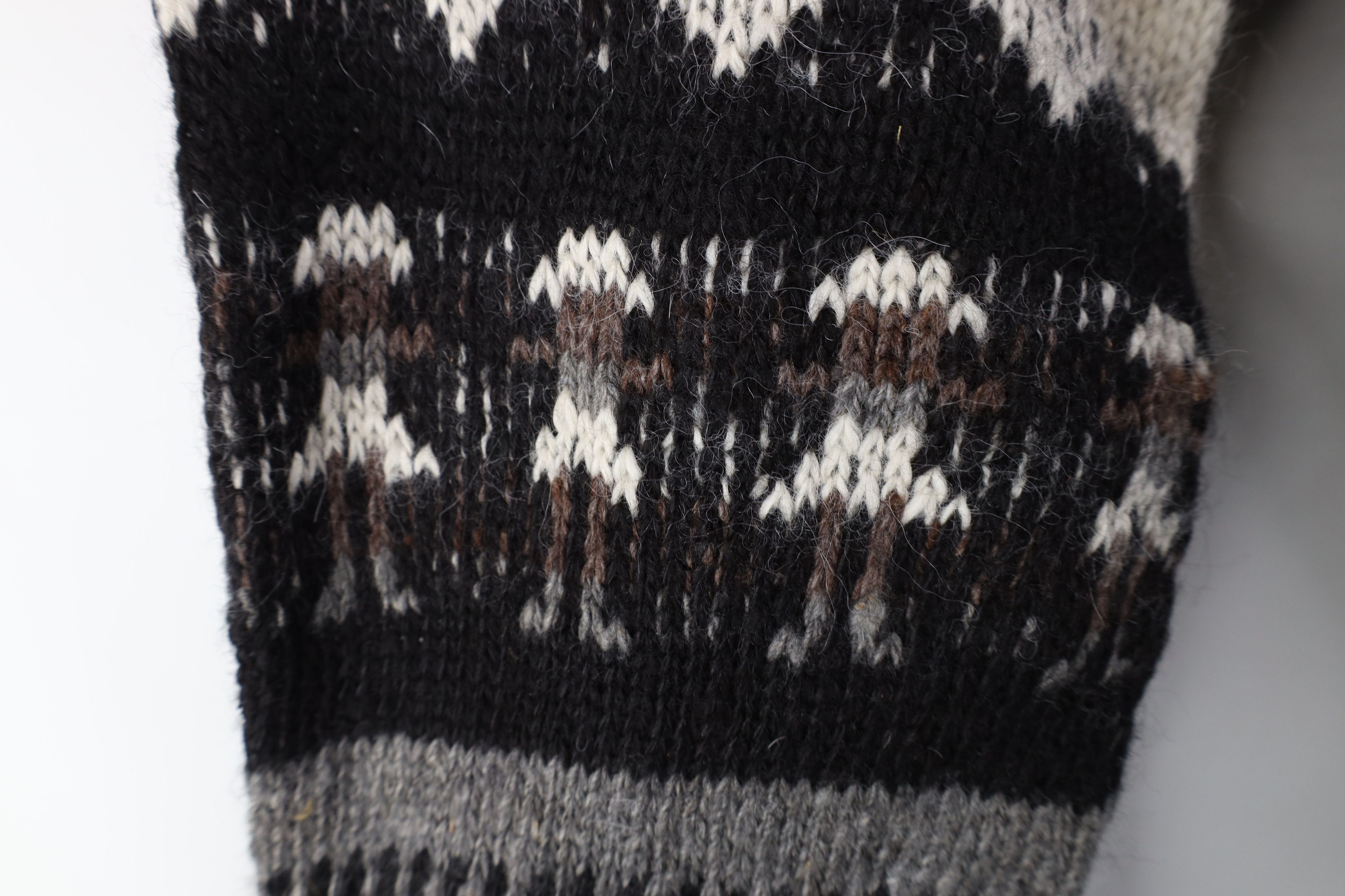 Vintage Vintage 90s Streetwear Fair Isle Knit Sweater Earth Tone Size US L / EU 52-54 / 3 - 5 Thumbnail
