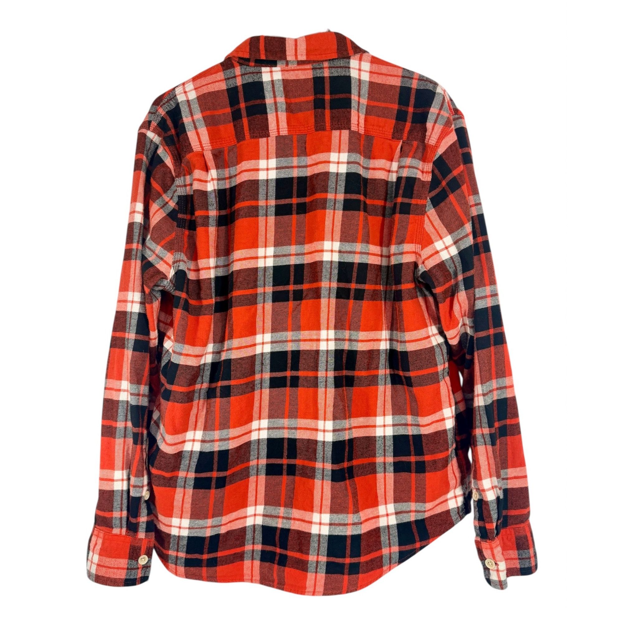 Lucky Brand Lucky Brand Red Plaid Flannel Saturday Stretch Mens Large Bu Size US L / EU 52-54 / 3 - 2 Thumbnail
