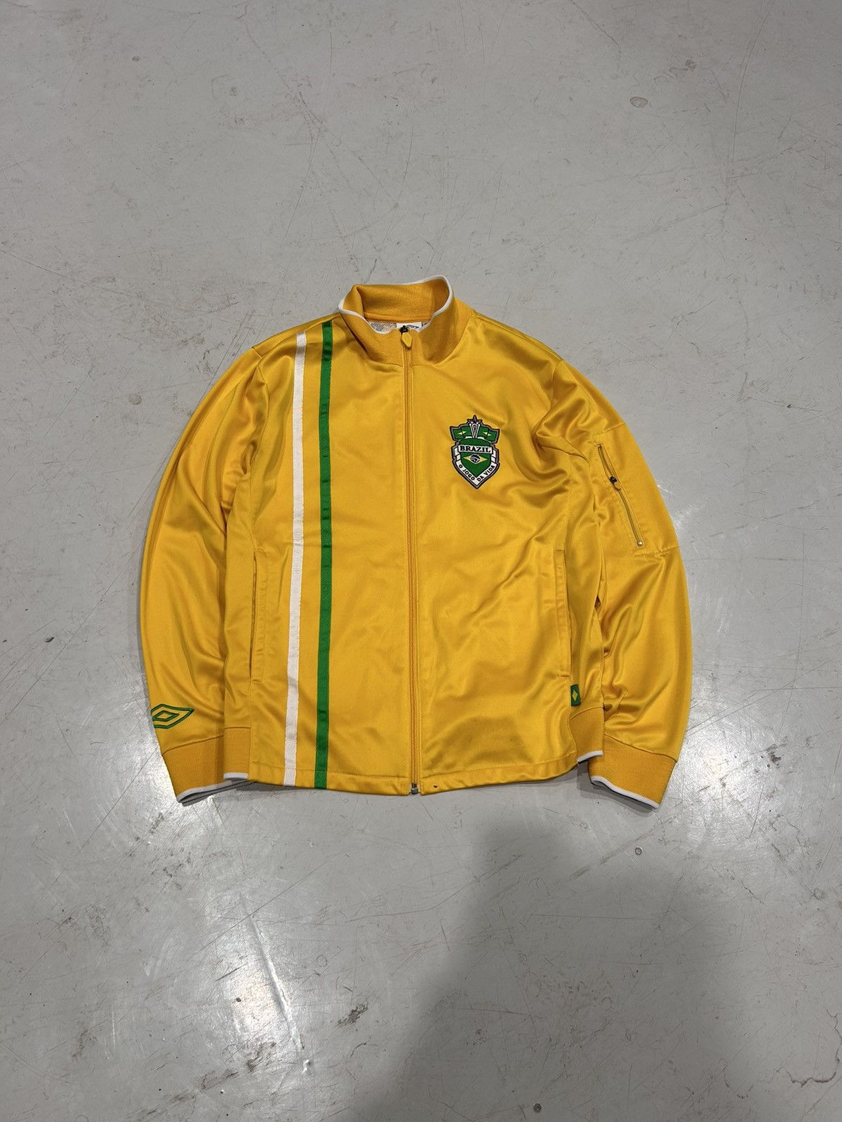 Nike × Umbro Y2K Brazil Warm Up Sweater Size US S / EU 44-46 / 1 - 1 Thumbnail