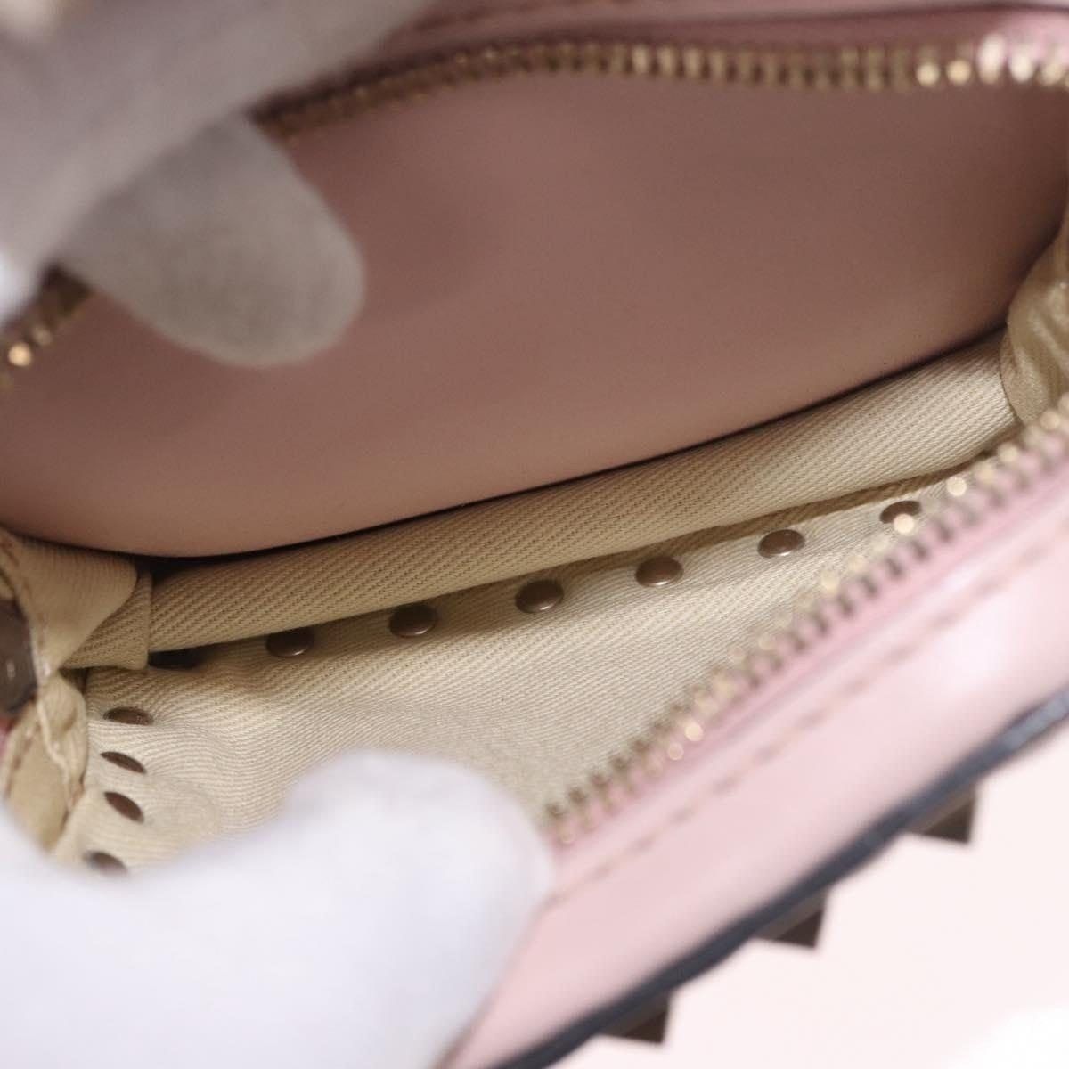 Valentino Valentino Leather Studs Backpack Pink Size ONE SIZE - 7 Thumbnail