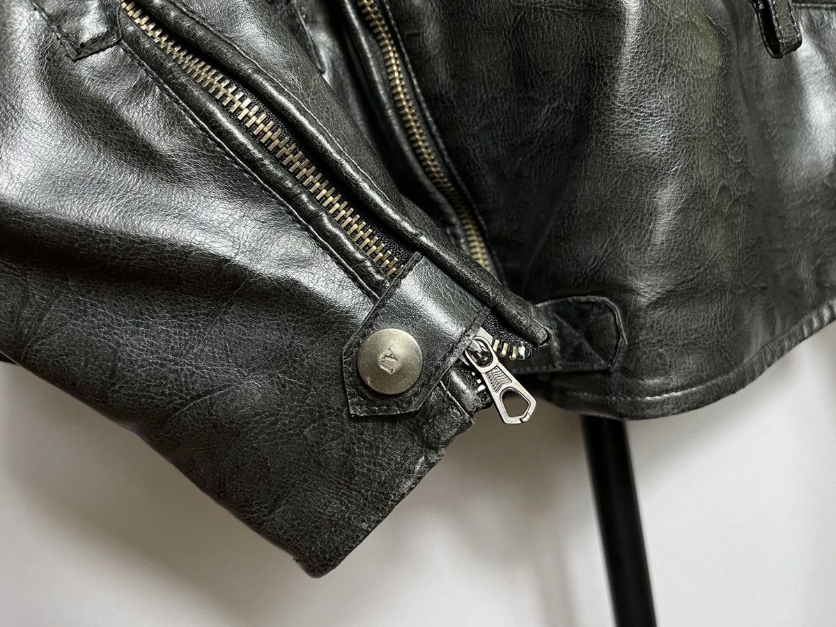 Armani × Giorgio Armani Armani Jeans PVC mens jacket black motorcycle Sz 50 Size US M / EU 48-50 / 2 - 5 Thumbnail