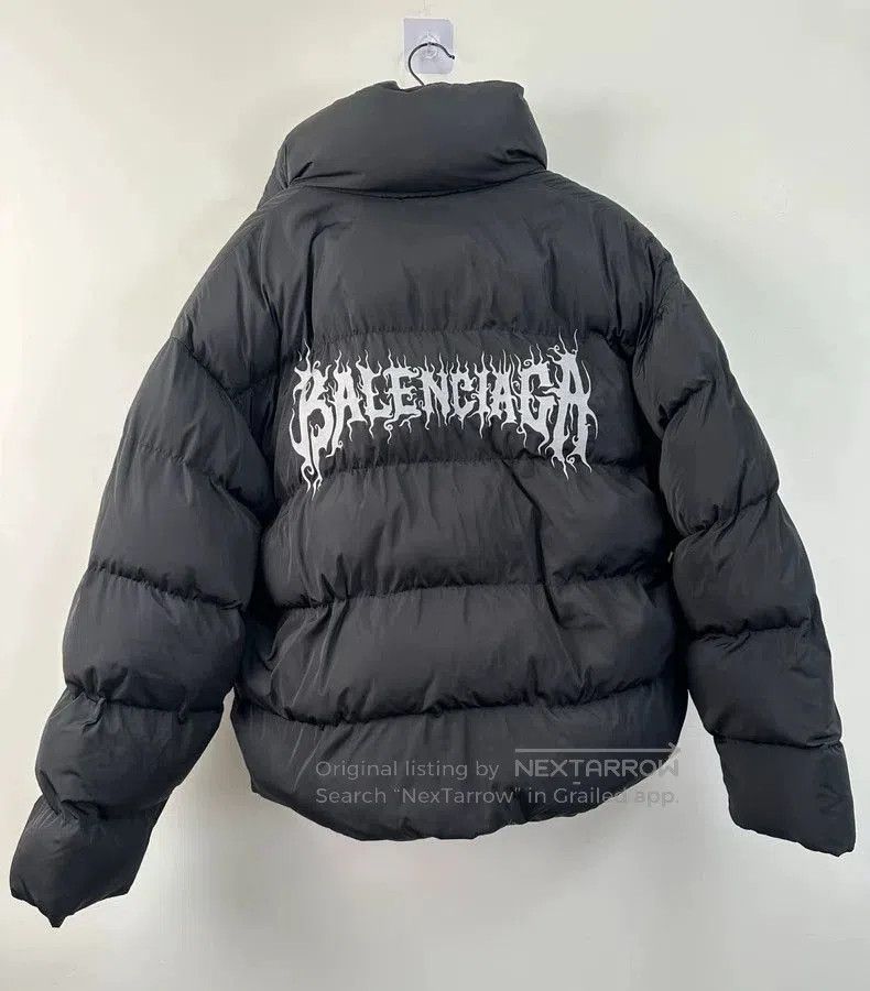 Balenciaga 24SS Limited Black Down Jacket.