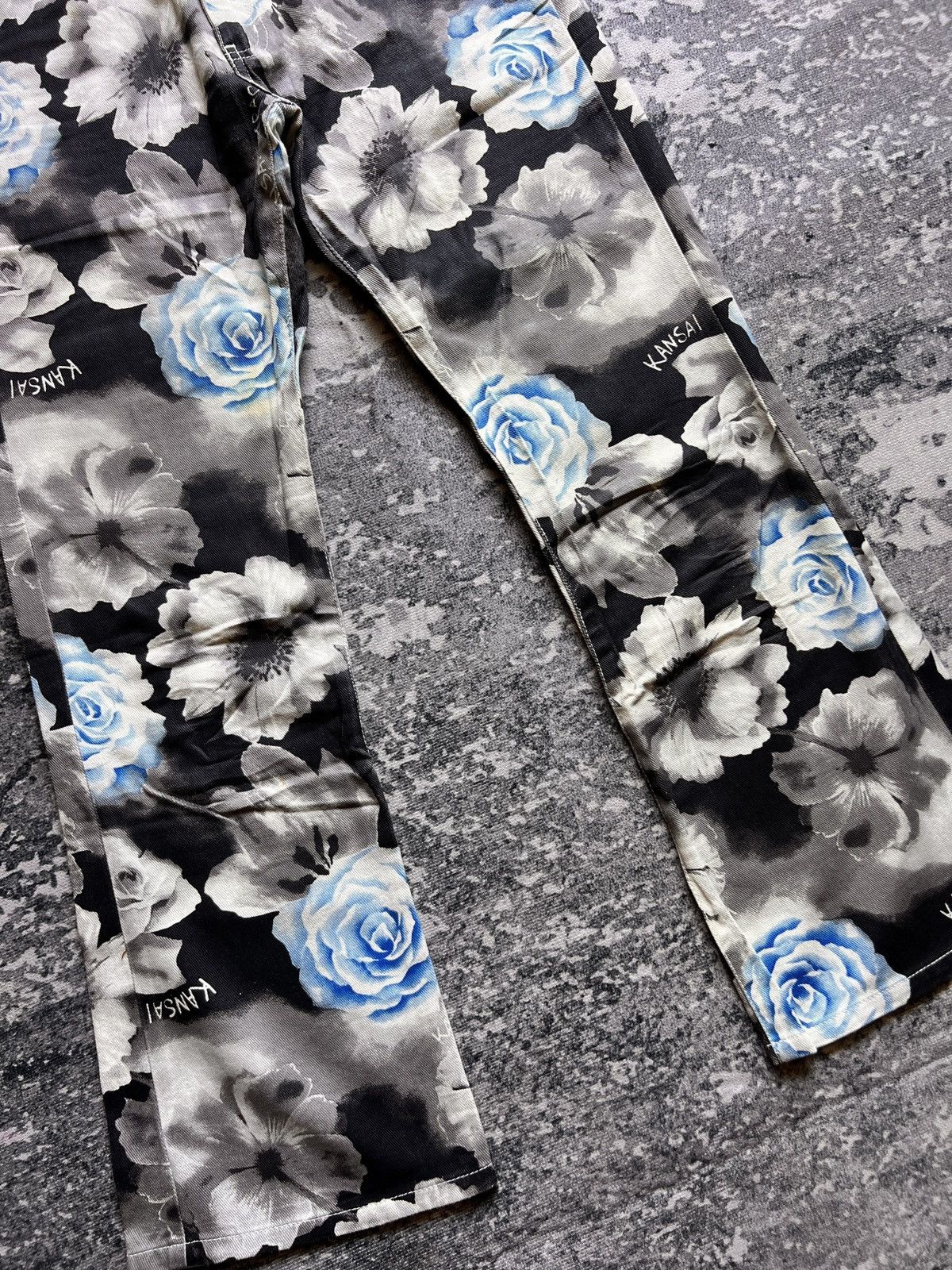 Kansai Yamamoto Kansai Impact Whimsical Bootcut Flare Jeans Size 26" / US 2 / IT 38 - 5 Thumbnail