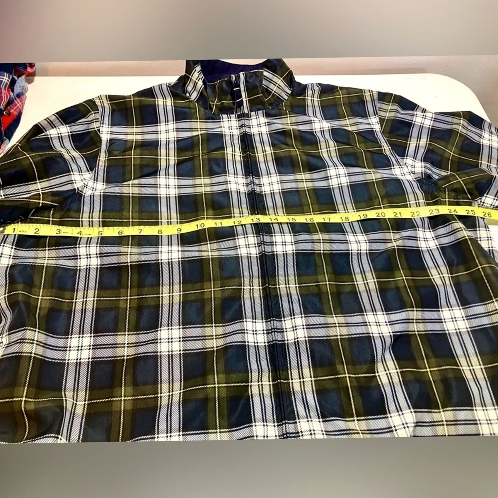 Catalina VINTAGE Catalina Tartan Plaid Windbreaker Rain Jacket Green Womens Size L Size L / US 10 / IT 46 - 7 Thumbnail