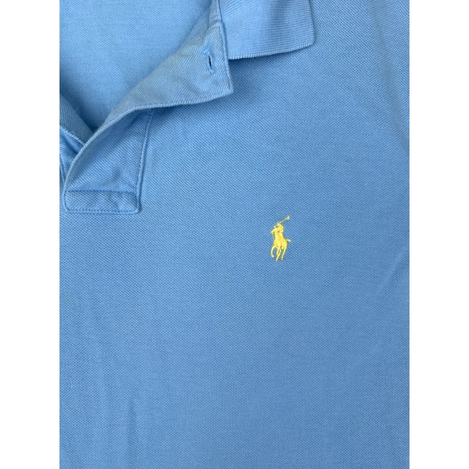 Ralph Lauren VINTAGE Polo Ralph Lauren Shirt Men Large Blue 100% Cotton Custom Fit Pony READ Size US L / EU 52-54 / 3 - 6 Thumbnail