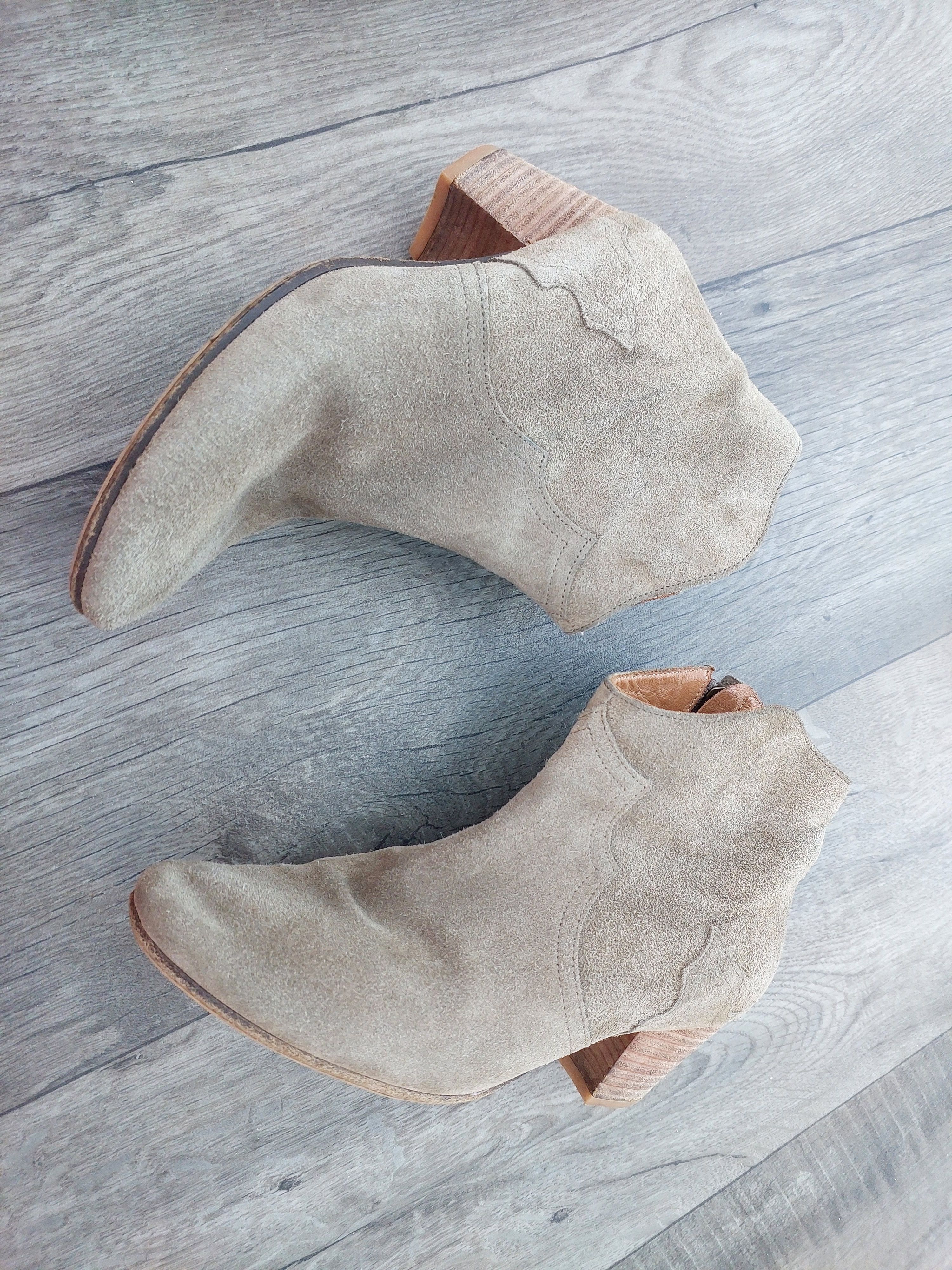 Isabel Marant Isabel Marant Dicker Taupe Grey Suede Leather. Size US 8 / IT 38 - 5 Thumbnail