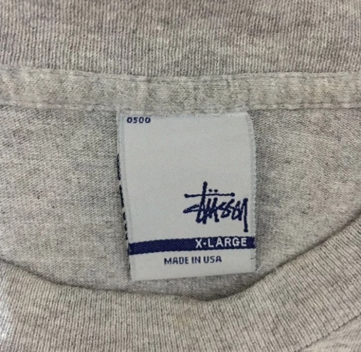 Stussy × Vintage Vintage 90s Stussy Tee T-shirt Size US XL / EU 56 / 4 - 4 Thumbnail