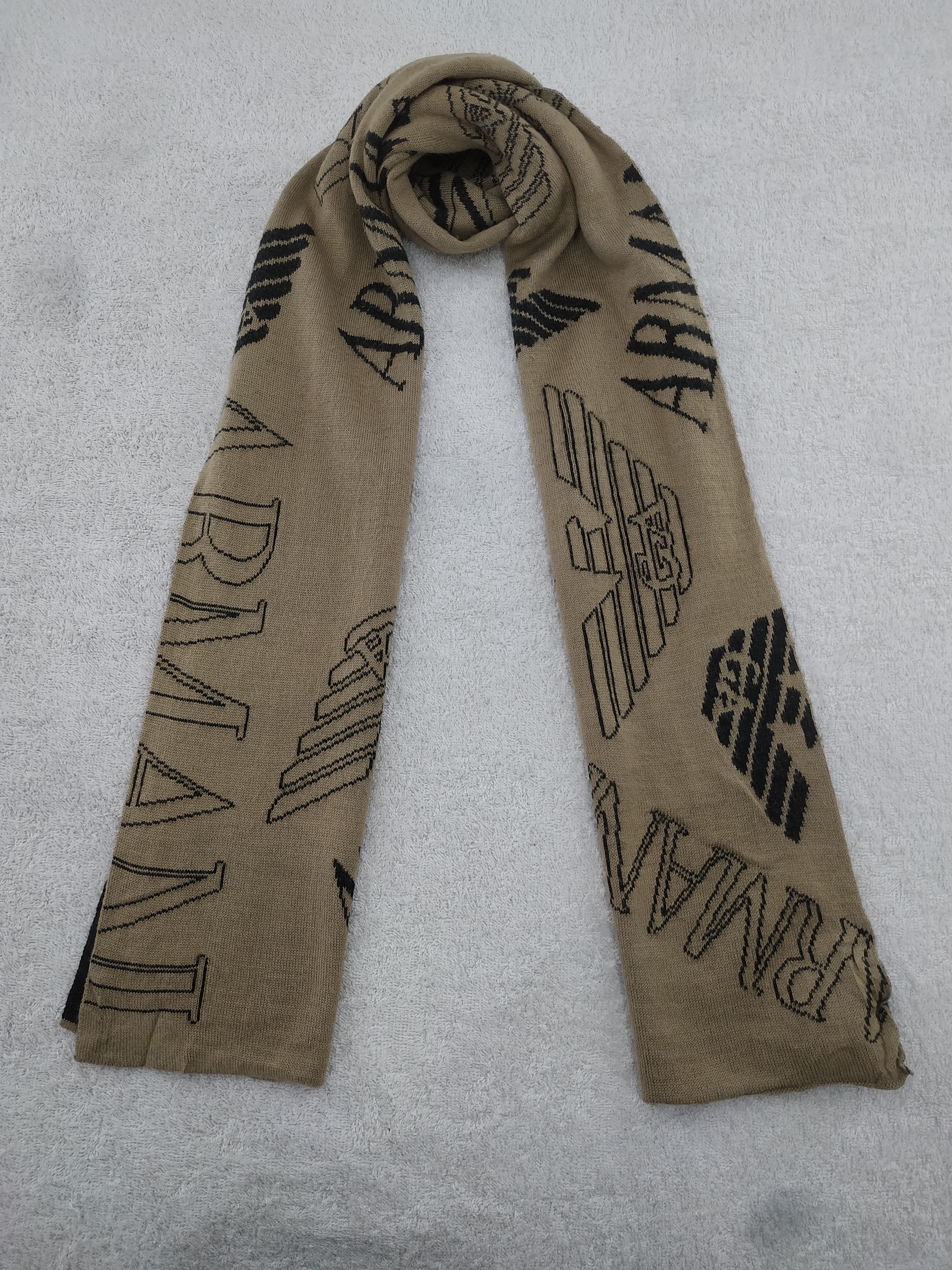 Emporio Armani Vintage Emporio Armani Scarf/Muffler/Neckwear MF539 Size ONE SIZE - 1 Thumbnail