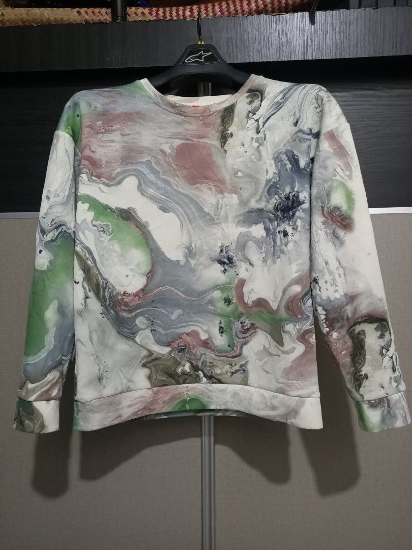 MSGM Msgm marble die print crewneck Size XS / US 0-2 / IT 36-38 - 1 Thumbnail