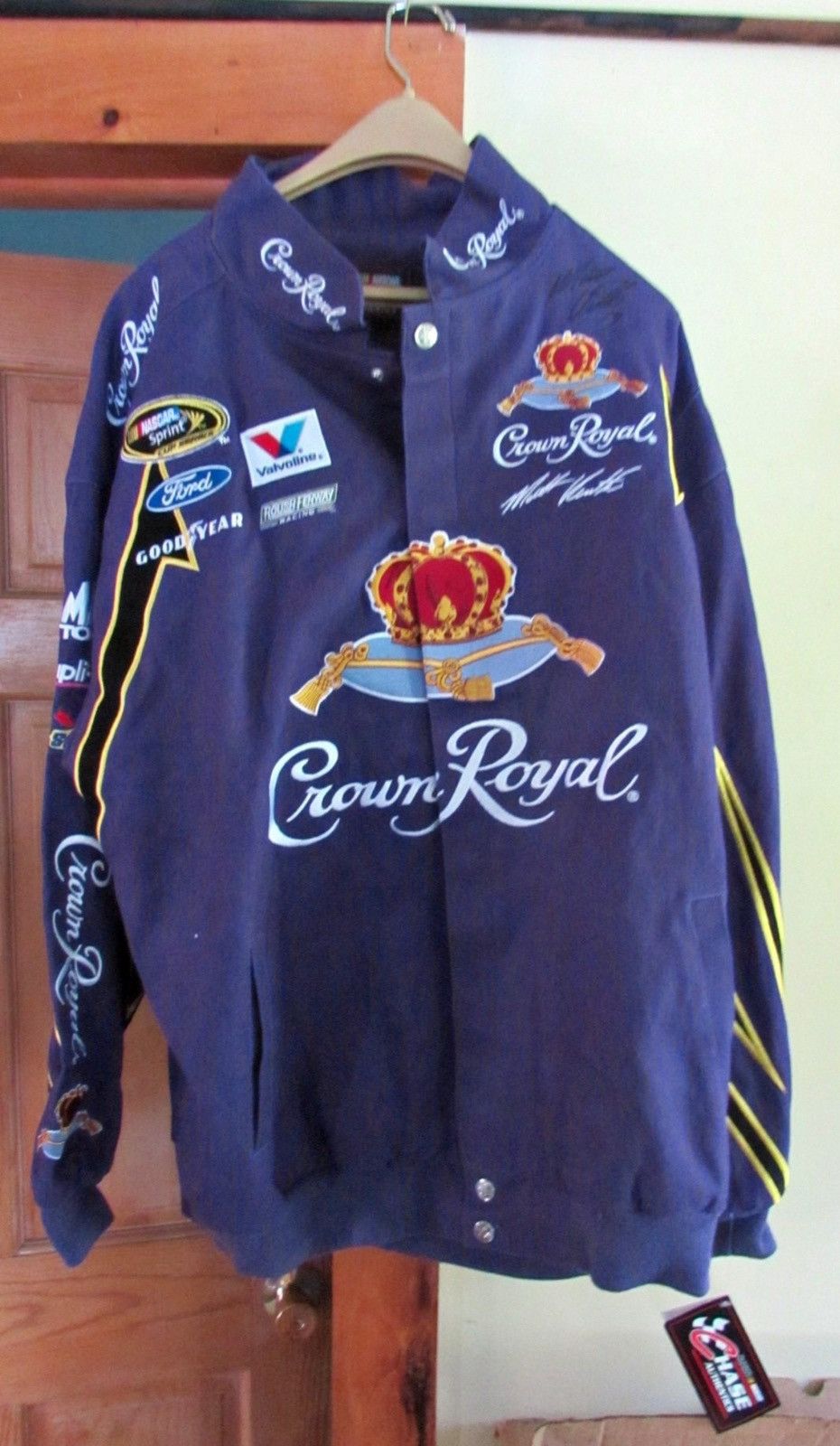 NASCAR Crown royal matt kenseth new nascar jacket auto graphed Size US XXL / EU 58 / 5 - 1 Preview