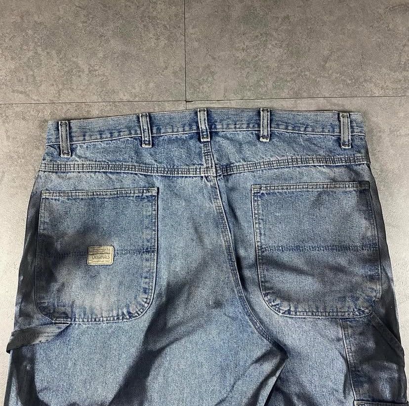 Wrangler Wrangler Y2K Painted Baggy Jeans Size US 34 / EU 50 - 5 Thumbnail