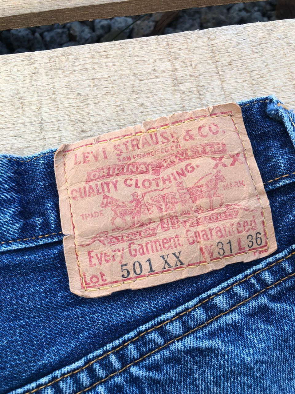 Levi's Vintage Levi's 501XX Selvedge Denim Short Jeans Size US 30 / EU 46 - 3 Thumbnail