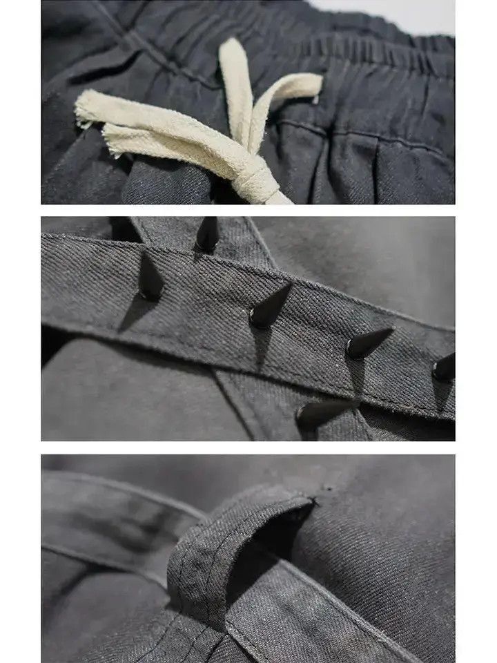 Japanese Brand Vintage Hip Hop Denim Trousers Male Oversize Flare Pants Size US 32 / EU 48 - 6 Thumbnail