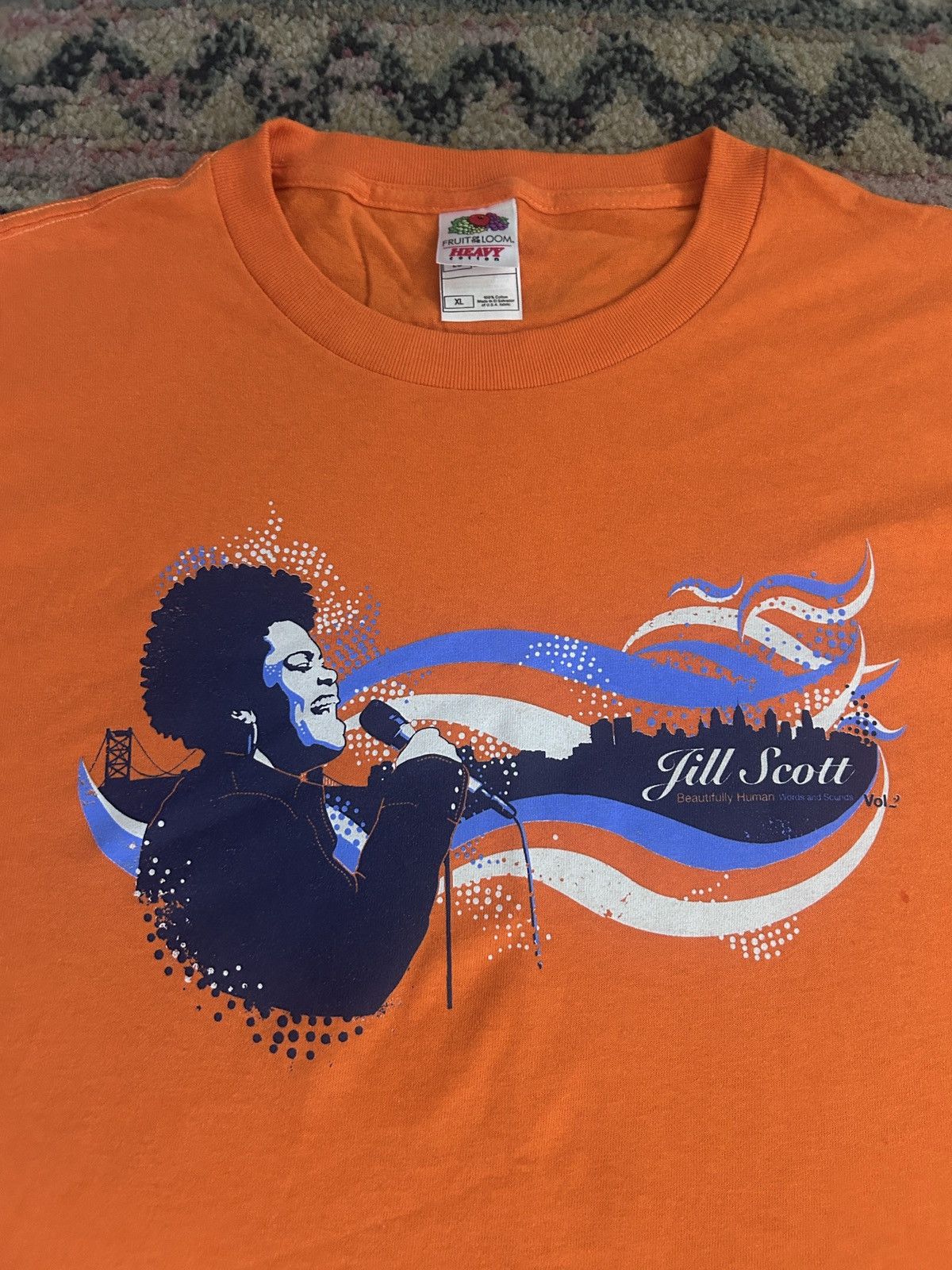 Vintage Vintage 2004 Jill Scott Beautifully Human Tour Shirt XL Size US XL / EU 56 / 4 - 2 Thumbnail