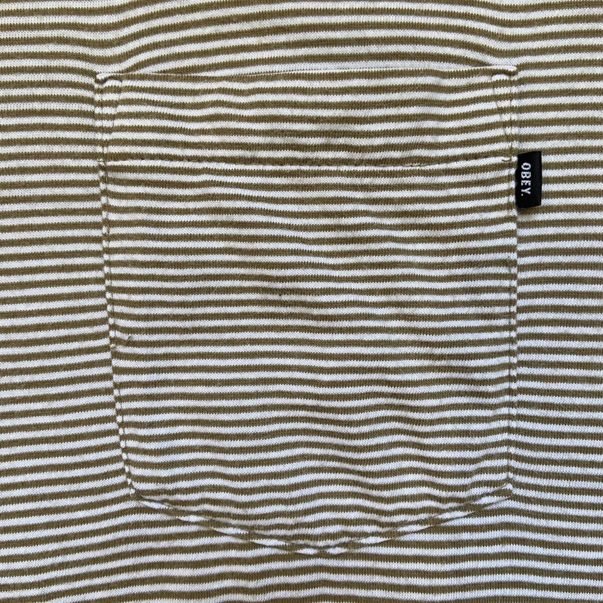 Obey Obey Men’s Striped Front Pocket T-Shirt Size Medium Size US M / EU 48-50 / 2 - 5 Thumbnail