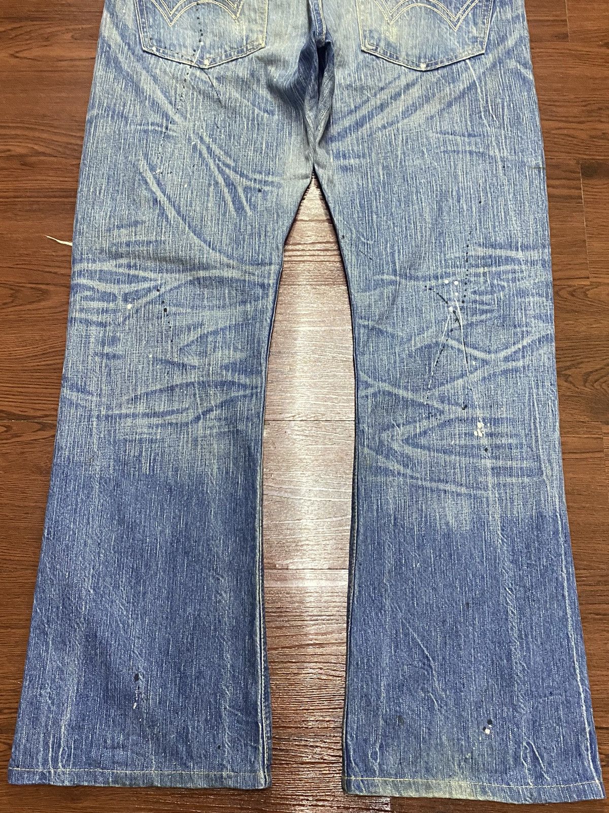 Japanese Brand Vintage Japanese Brand Edwin Blue Trip Flare Jeans Size US 37 - 6 Thumbnail