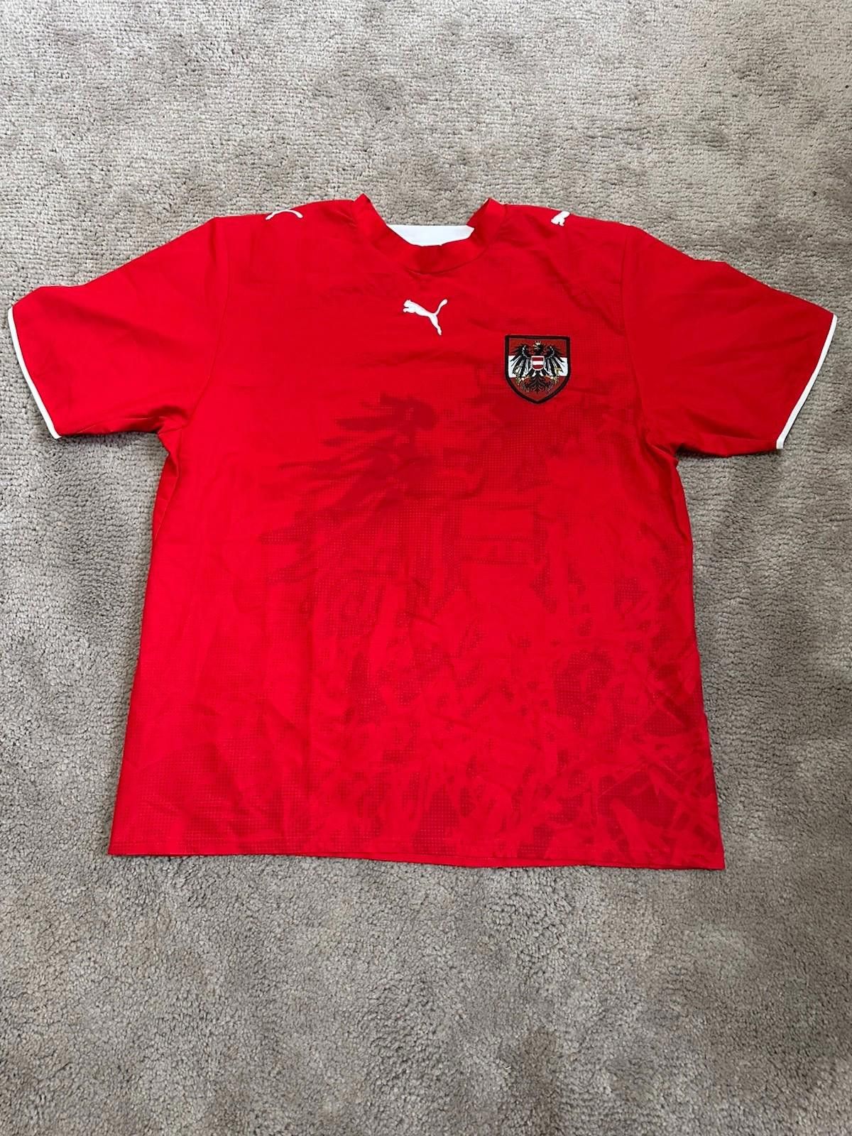 Puma Austria 2004 - 2006 Home Football Shirt Soccer Jersey Puma Size US XL / EU 56 / 4 - 1 Thumbnail