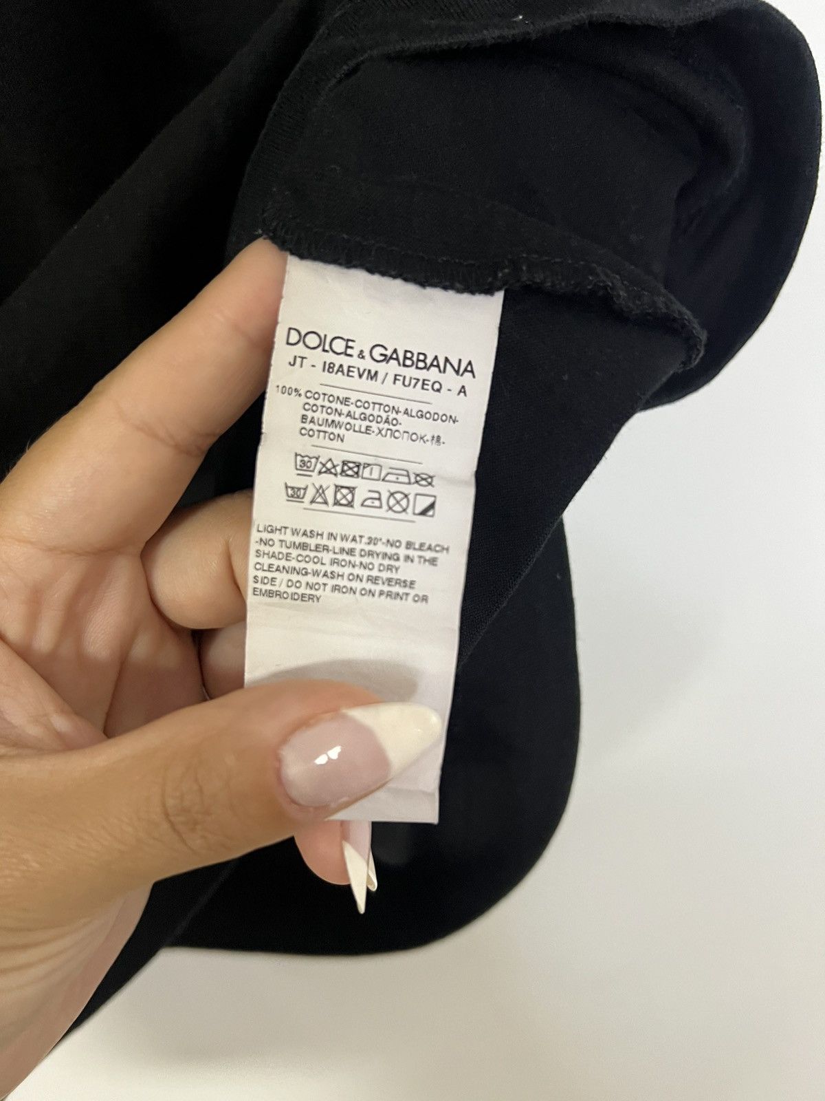 Dolce & Gabbana Dolce & Gabbana NFT t-shirt S black limited edition Size US S / EU 44-46 / 1 - 3 Thumbnail