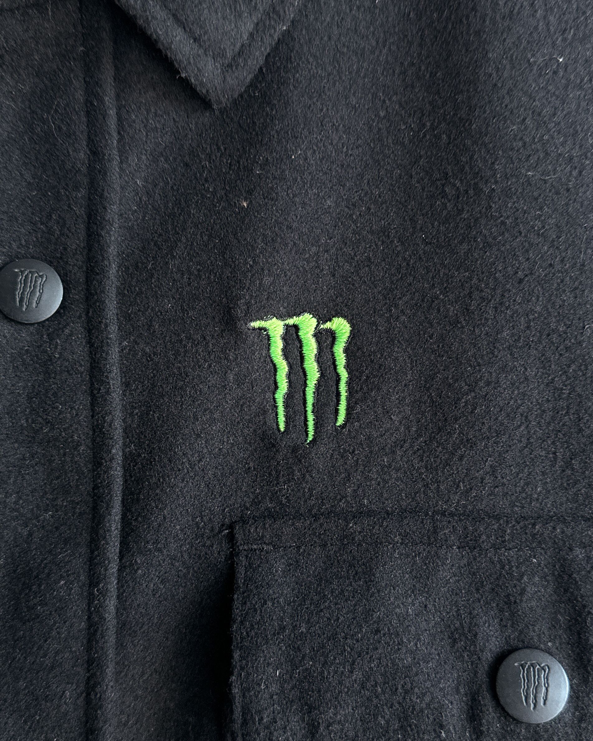 Vintage Vintage 2000s Monster Energy Thick Wool Flannel Shirt Y2K Size US M / EU 48-50 / 2 - 4 Thumbnail