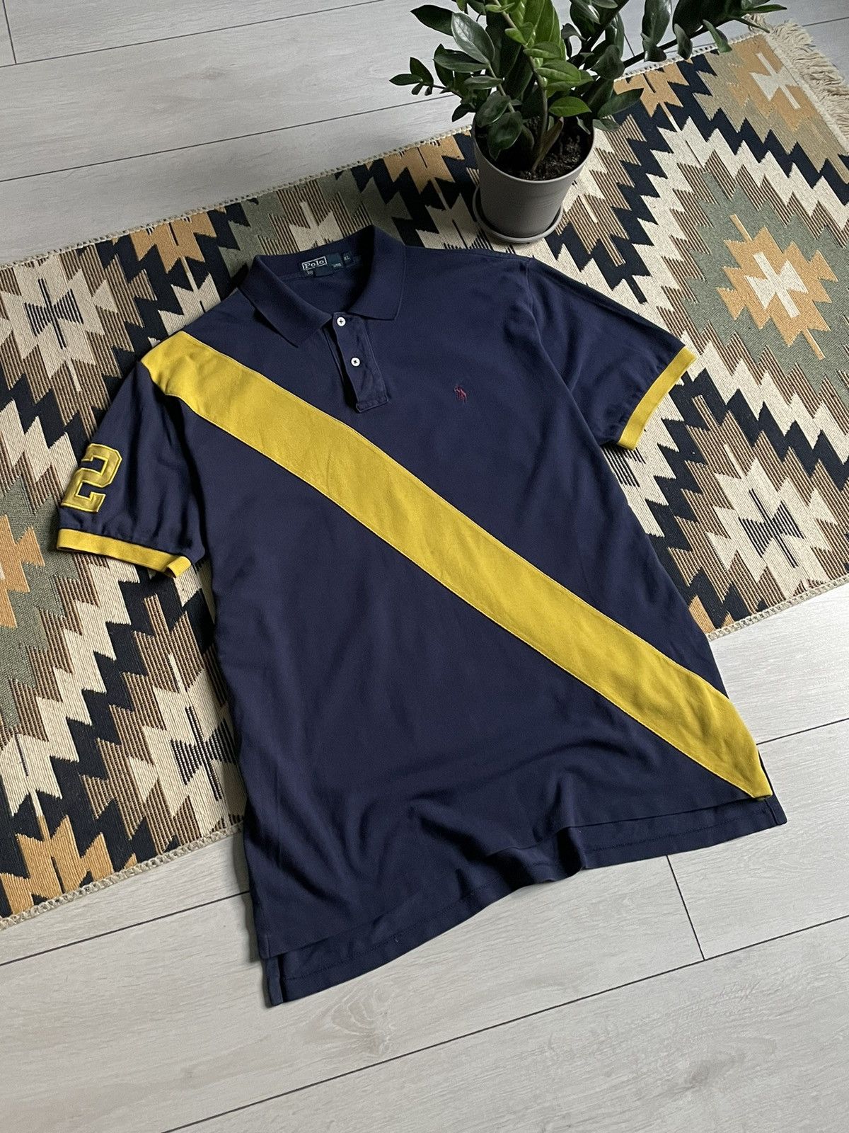Vintage Vintage Polo Ralph Lauren Big Logo T-shirt Size US XL / EU 56 / 4 - 3 Thumbnail
