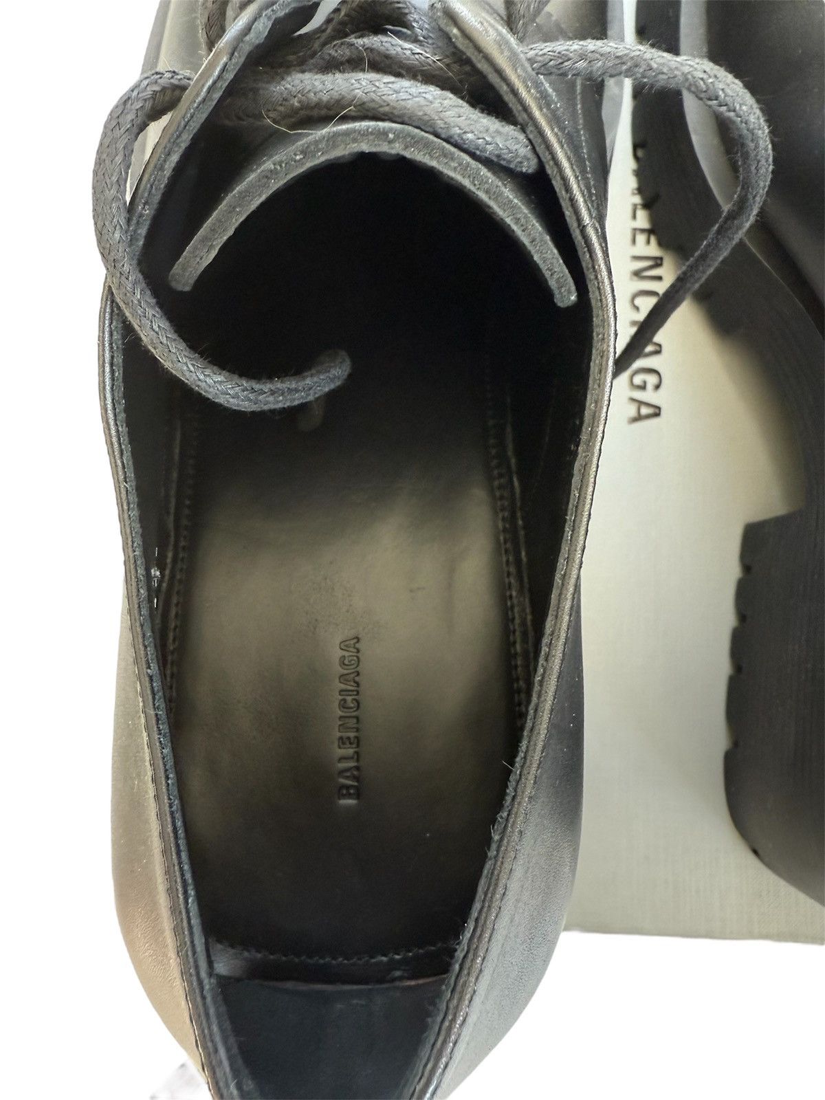 Balenciaga Balenciaga Derby Trooper Calfskin Size US 12 / EU 45 - 13 Thumbnail