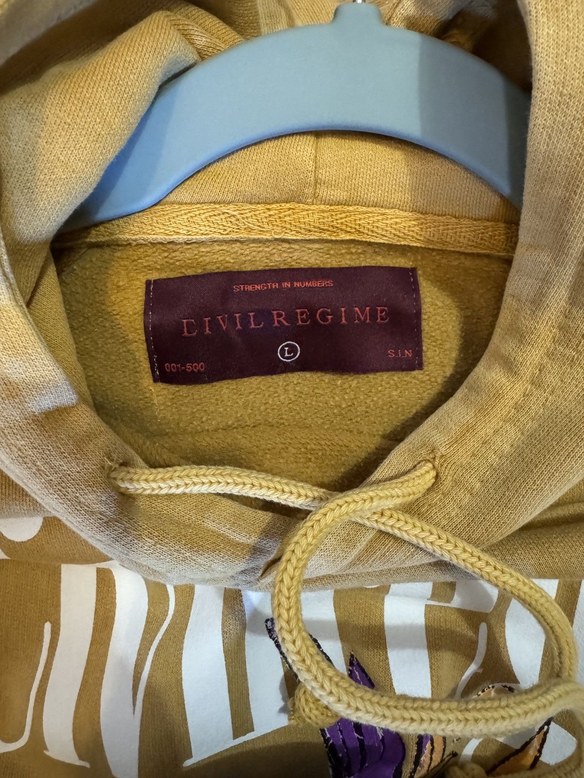 Civil Regime Civil Regime Strength in Numbers 001-500 Hoodie - #223 Size US L / EU 52-54 / 3 - 3 Thumbnail