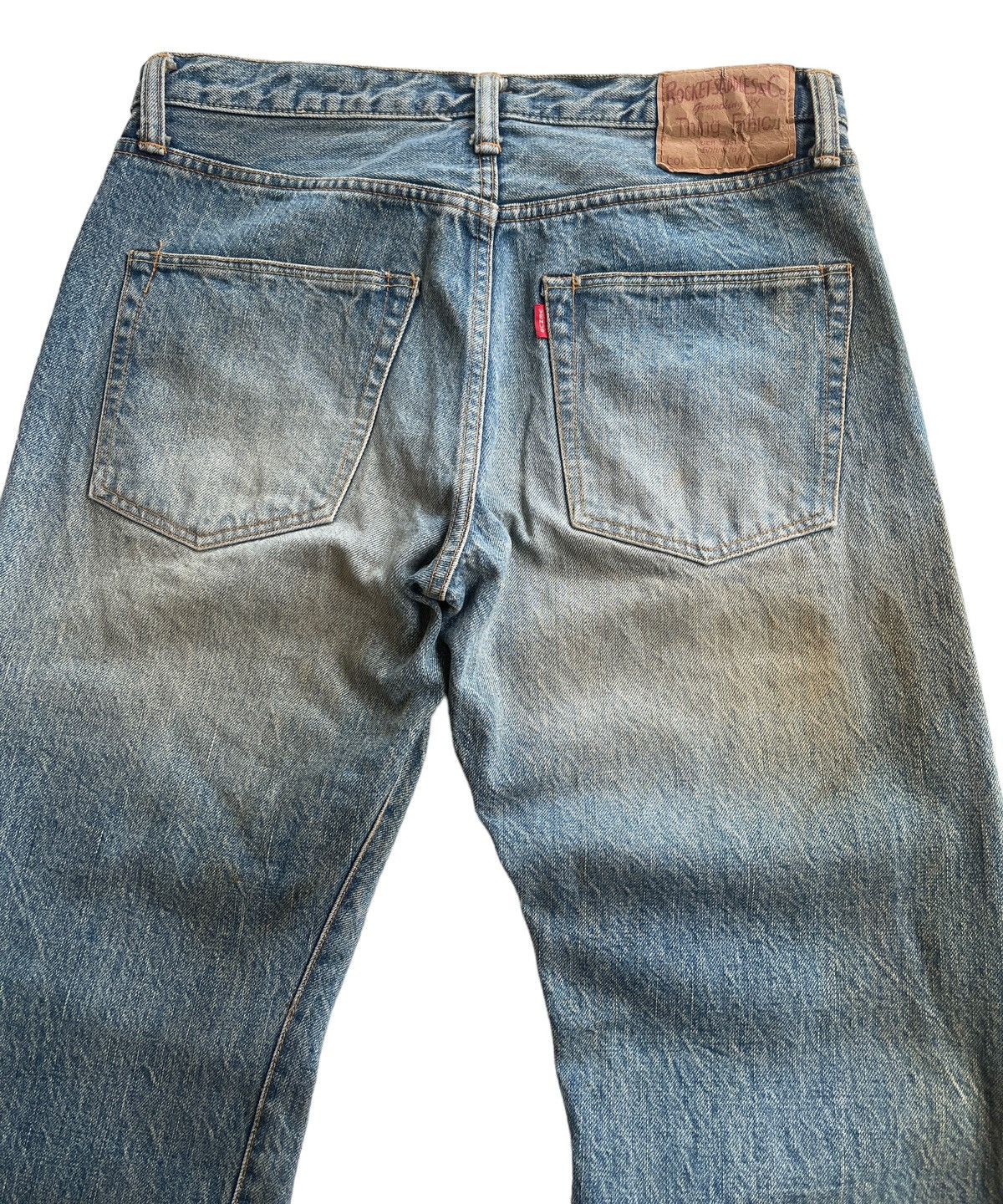Japanese Brand Japanese Rocket Saddle Mudd Selvedge Jeans Size US 31 - 7 Thumbnail