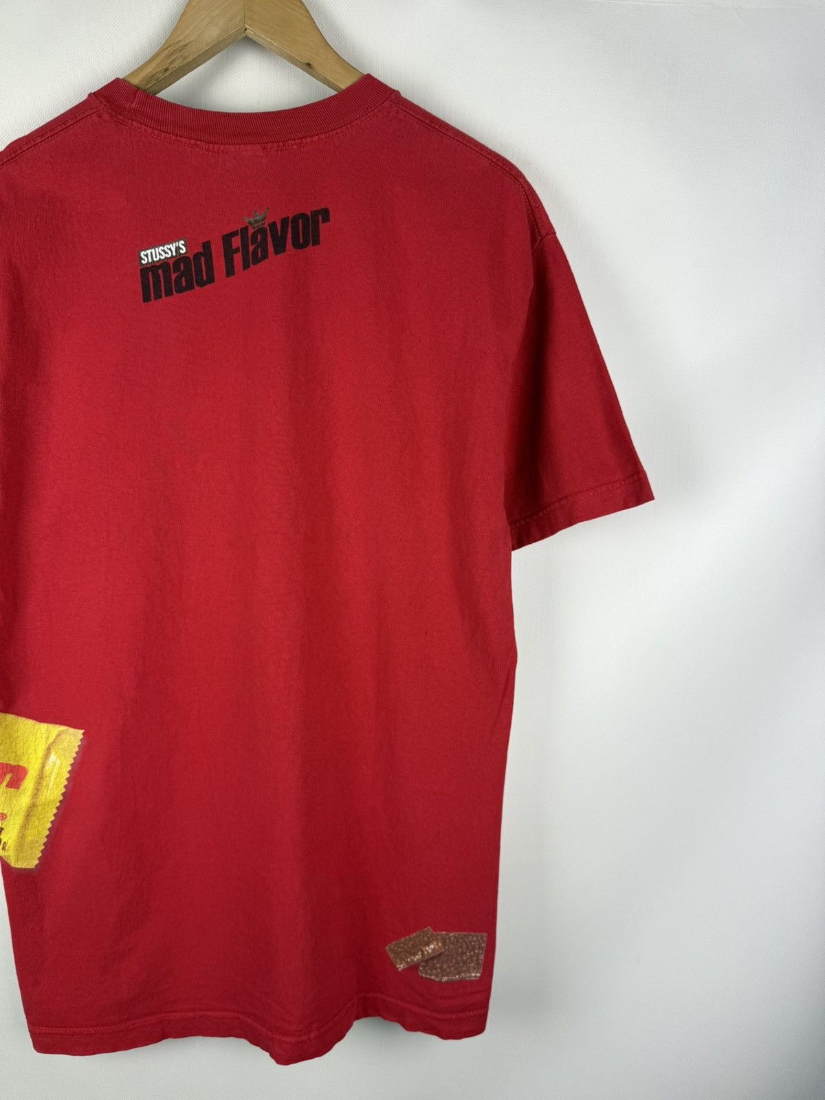 Stussy × Vintage Stussy Mad Flavor Vintage Y2K Men’s Big Logo T Shirt Size L Size US L / EU 52-54 / 3 - 16 Thumbnail