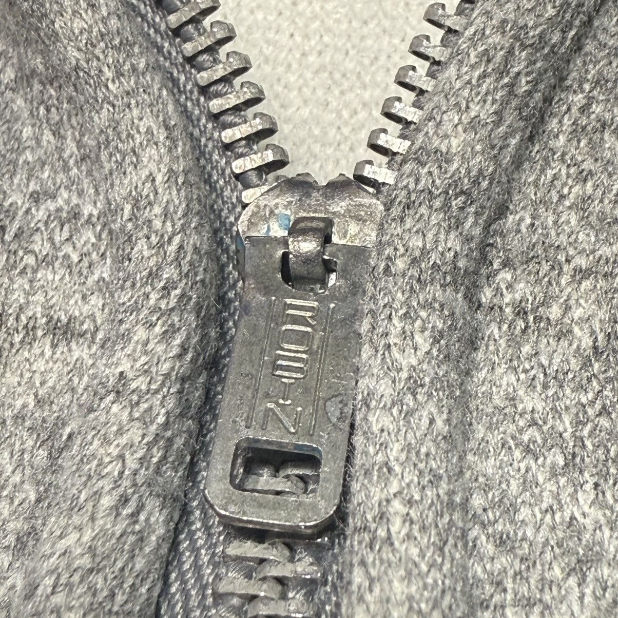 Vintage Vintage Grey Waffle Insulated Thermal Zip Hoodie Sweatshirt Size US M / EU 48-50 / 2 - 9 Thumbnail