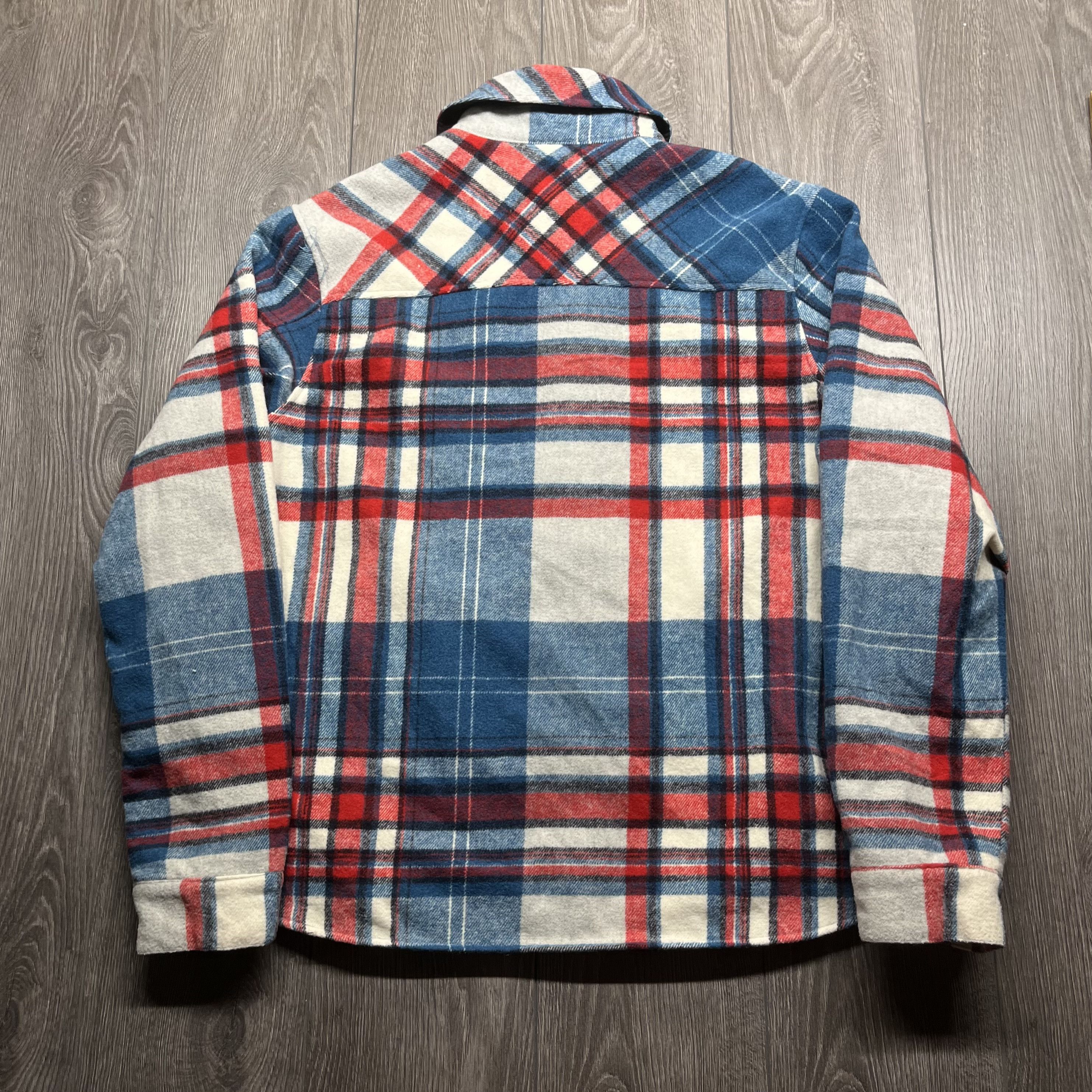 WE11DONE We11done Wool Plaid Print Quarter Zip Jacket Medium Size US M / EU 48-50 / 2 - 10 Thumbnail