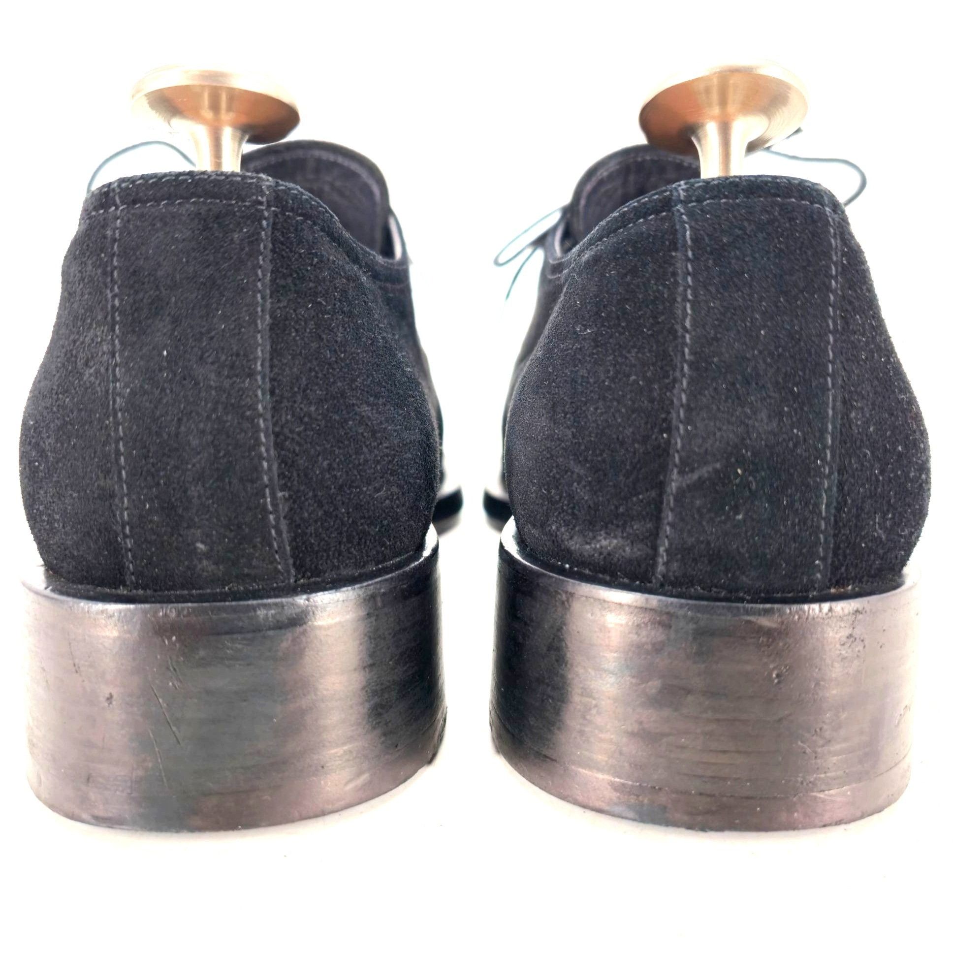 Other Cesare Paciotti Italy Men 10 Dress Shoes Black Suede Leather Size US 10 / EU 43 - 7 Thumbnail