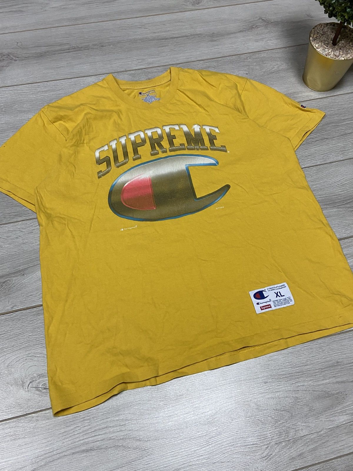 Champion × Supreme Champion Supreme Chrome Tee Size US XL / EU 56 / 4 - 1 Thumbnail