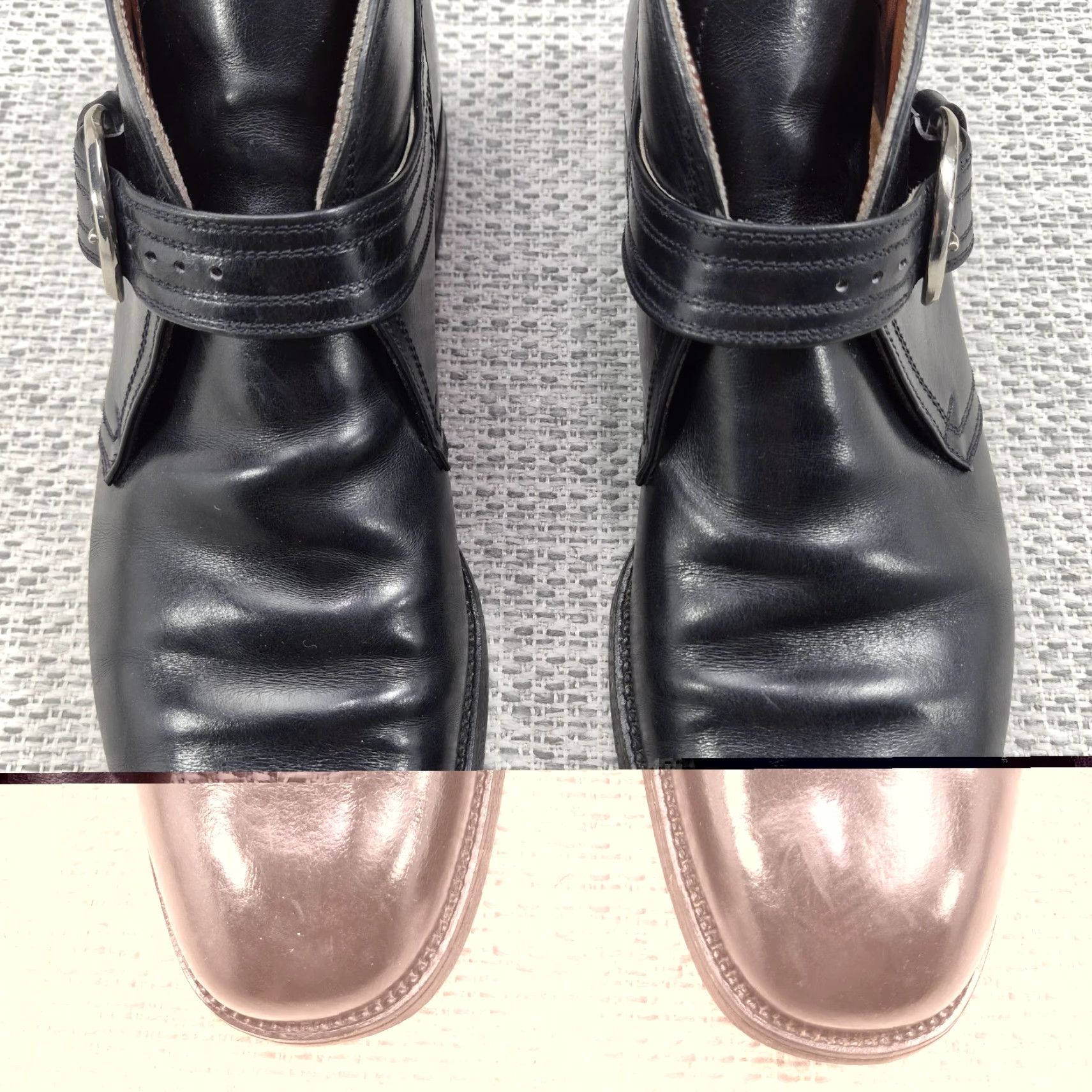 Vintage VINTAGE LeeKee Kowloon Ankle Buckle Boots Mens Sz 11 Leather Black Boots Mens Size 11 Leather Hong Kong Retro Logo Buckle Dress Boots Size US 11 / EU 44 - 7 Thumbnail