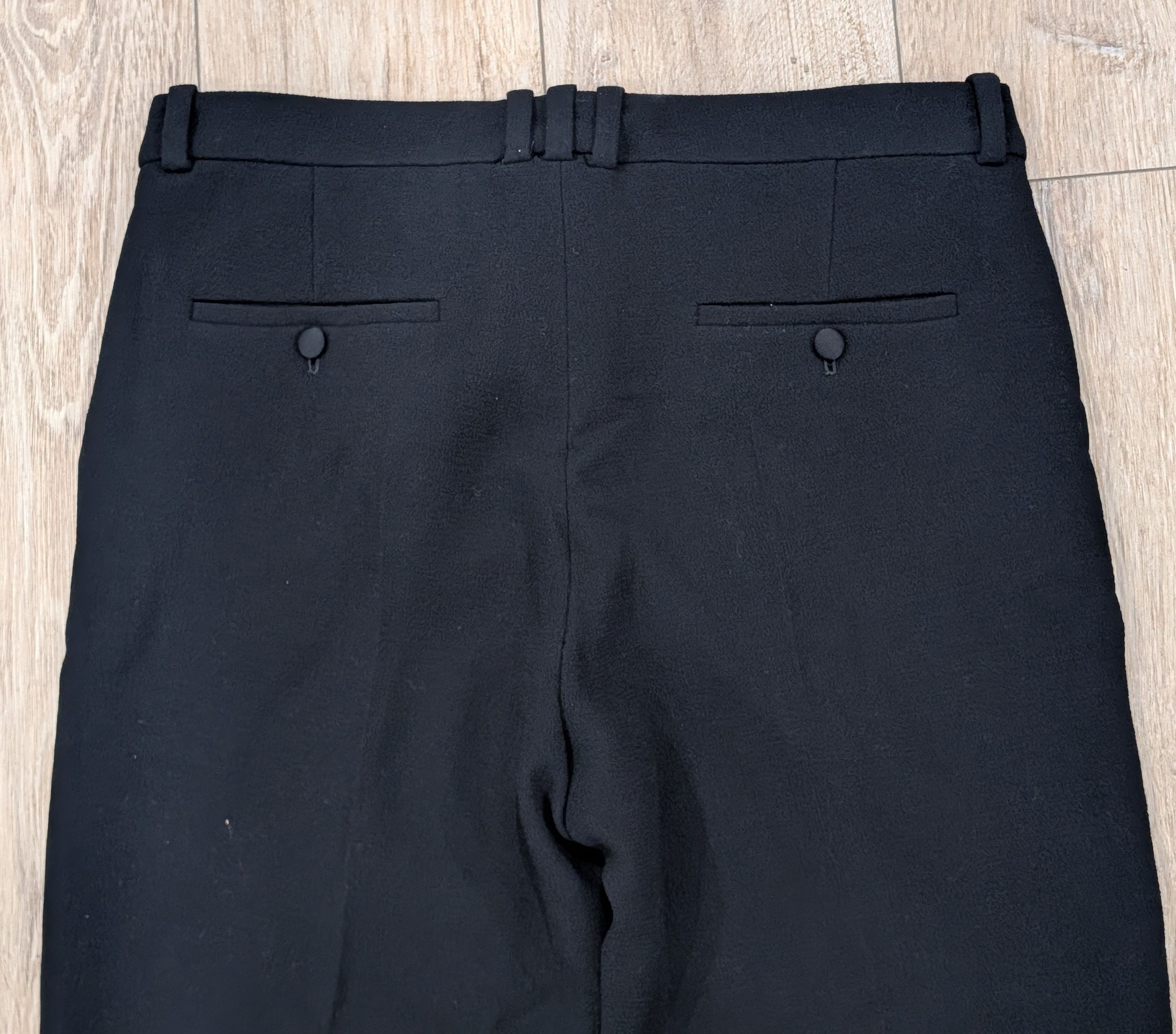 Balmain Balmain Tapered Cropped Trouser Pants Black 50 US 34 Size US 34 / EU 50 - 6 Thumbnail