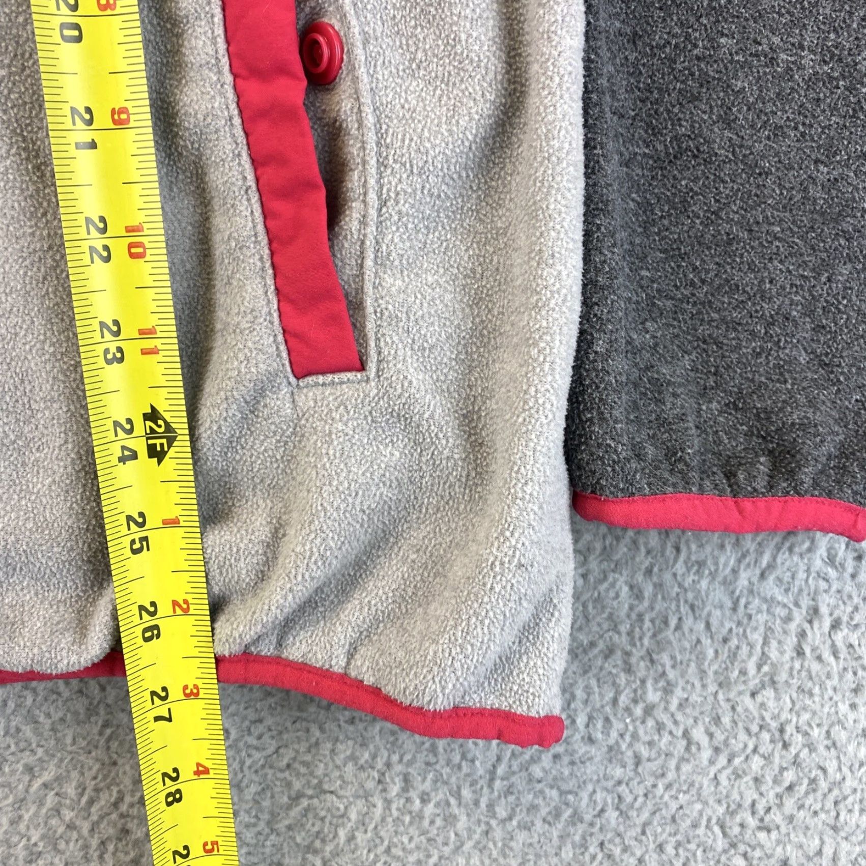Vintage Columbia Foster Creek 1/4 Button Fleece Pullover Jacket Womens Large Gray/64-7 Size L / US 10 / IT 46 - 5 Thumbnail