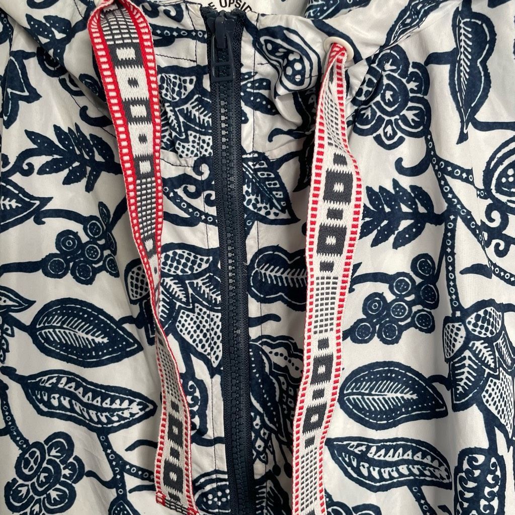 The Upside The Upside Womens Jacket 8 Blue Floral Batik Serena Anorak H Size M / US 6-8 / IT 42-44 - 8 Thumbnail