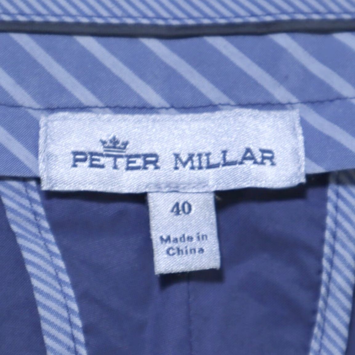 Peter Millar Peter Millar Stretch Seaside Cotton Blend Microfiber Chino Shorts Blue Men's 40 Size US 40 / EU 56 - 5 Thumbnail
