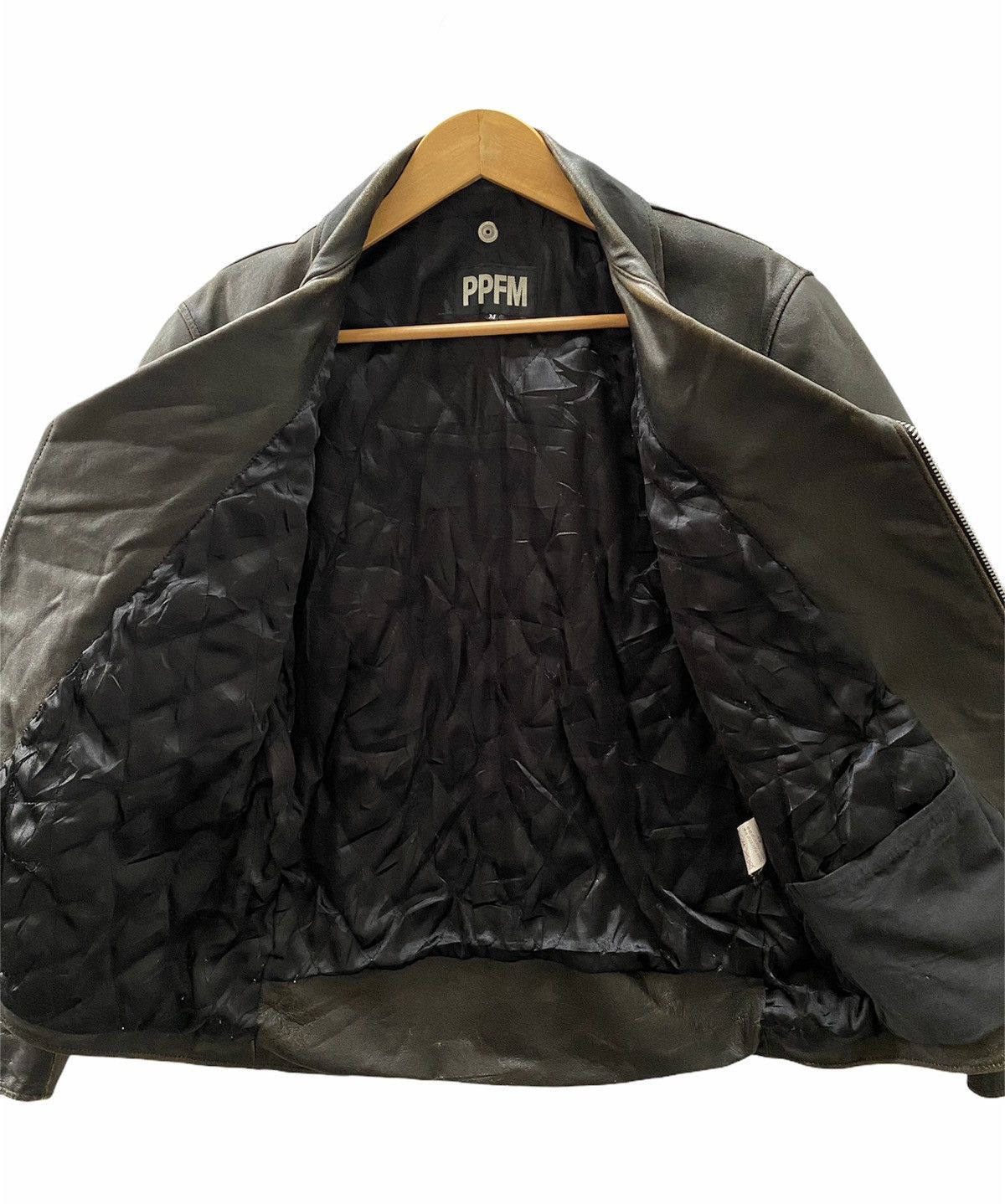 PPFM PPFM Double Collar Punk Rocker Leather Jacket Size US M / EU 48-50 / 2 - 3 Thumbnail