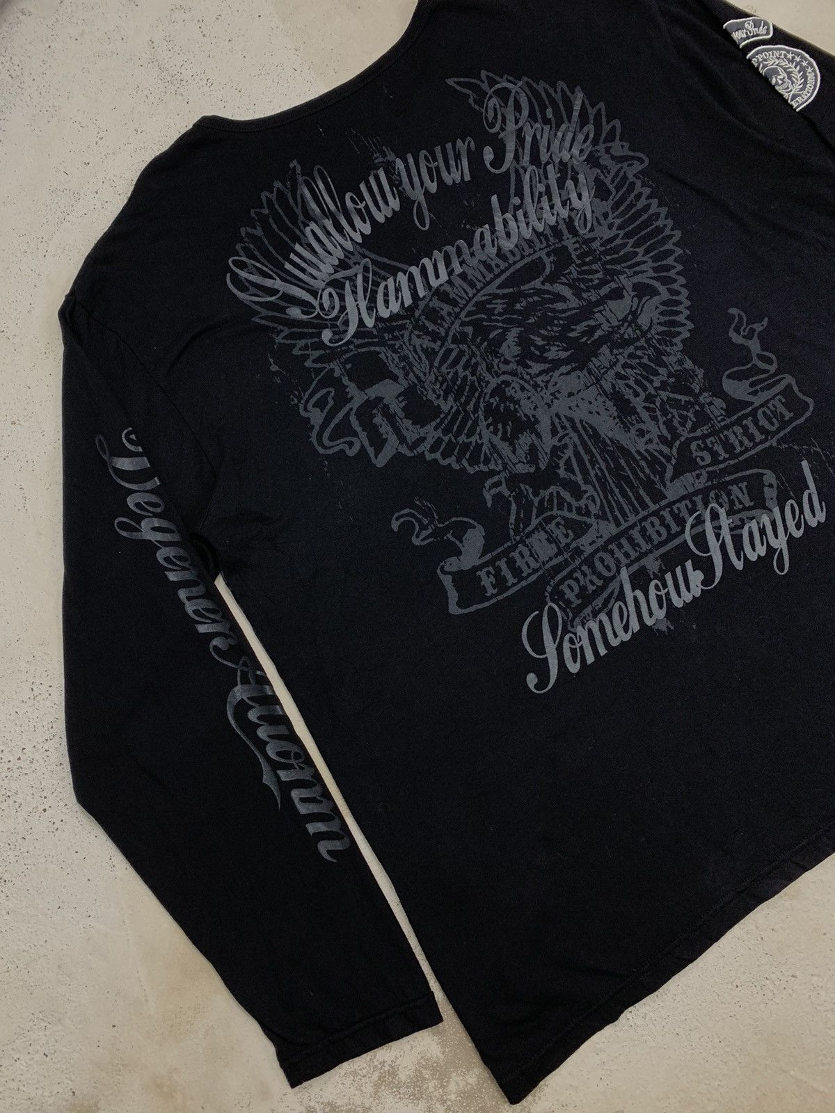 In The Attic Growth Big Y2k Gothic Mediaval Print Patch Oversize Size US XXL / EU 58 / 5 - 10 Thumbnail