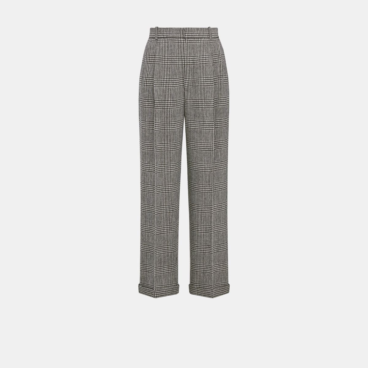 Dior o1bcso1str0225 Wide Leg Pants in Grey Size 28" / US 6 / IT 42 - 1 Thumbnail