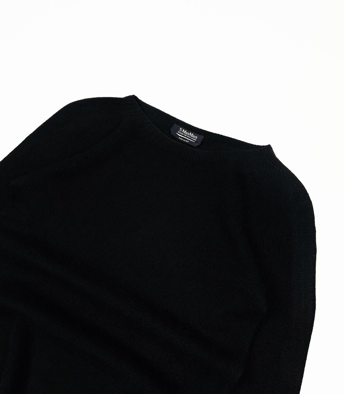 Designer × Max Mara rare S' Max Mara Wool black Sweater Size M / US 6-8 / IT 42-44 - 4 Thumbnail