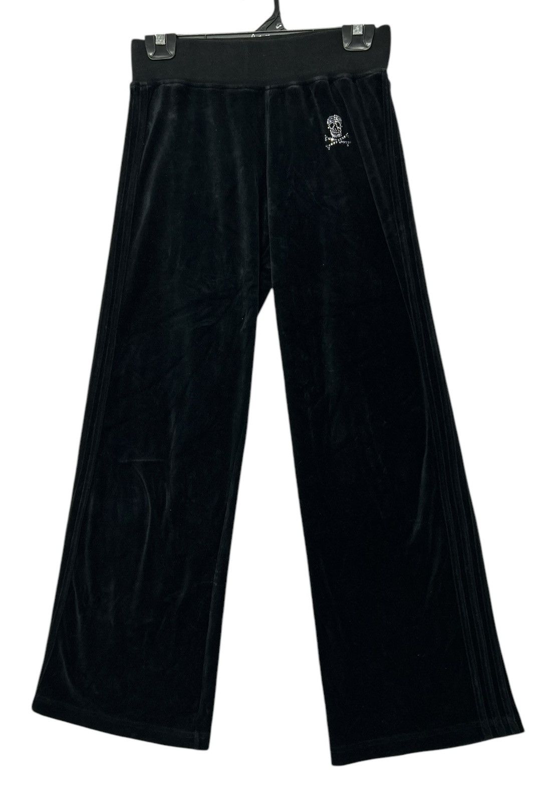 🔥🔥 HYSTERIC GLAMOUR Velvet Skull Logo Wide Leg