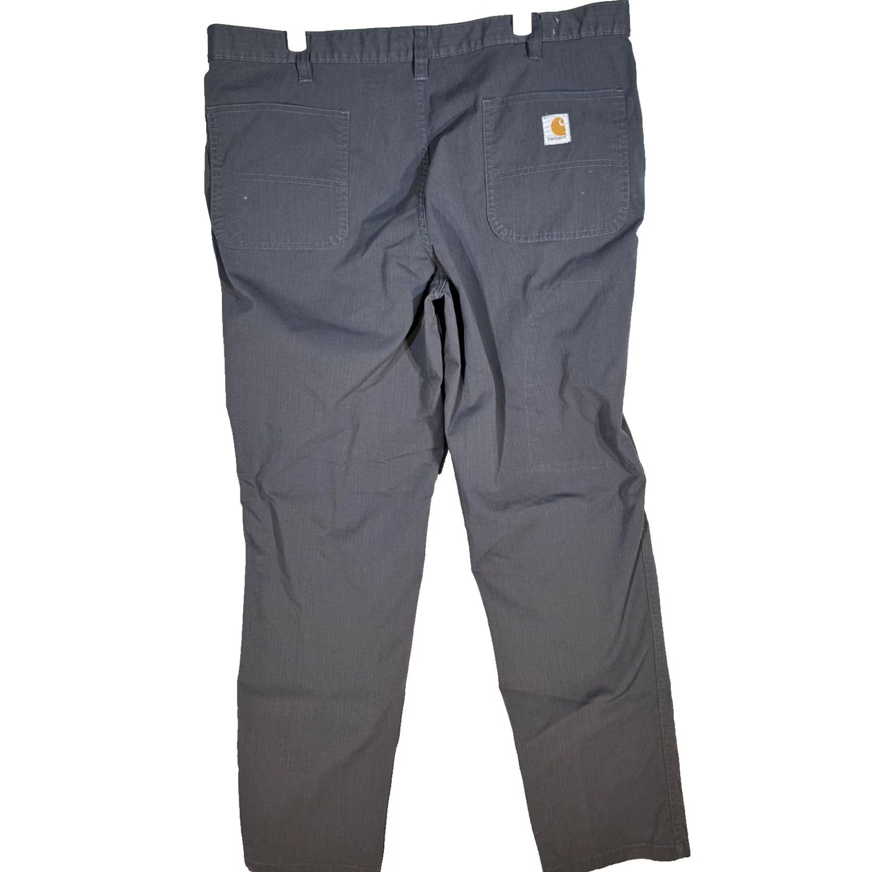Carhartt VINTAGE Carhartt Pants Mens 38x30 Gray Ripstop Utility Relaxed Fit Carpenter Workwear Size US 38 / EU 54 - 2 Thumbnail