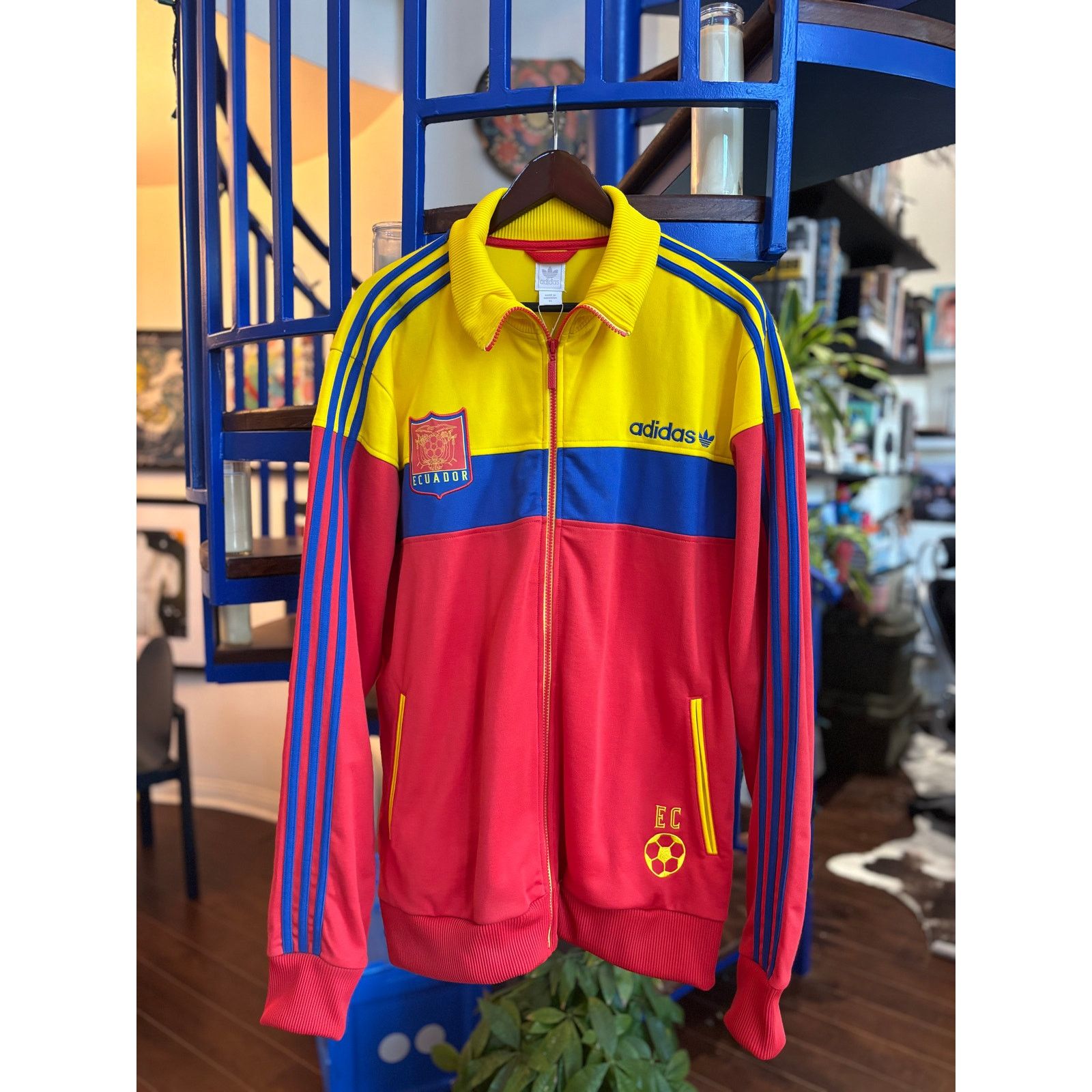Adidas Ecuador National Team Adidas Track Jacket Size XL (NWT) Size US XL / EU 56 / 4 - 2 Thumbnail