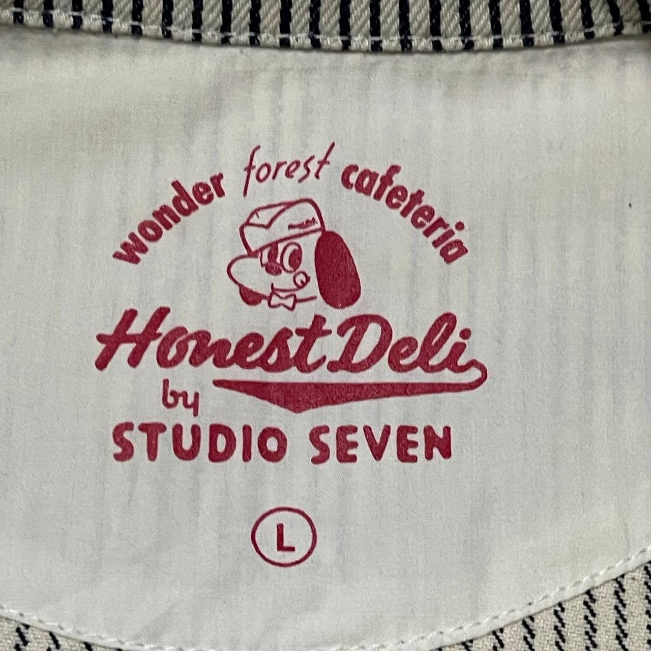 Studio Seven Honest Deli by Studio Seven GU Hickory Stripe Coat Jacket Size US L / EU 52-54 / 3 - 10 Thumbnail