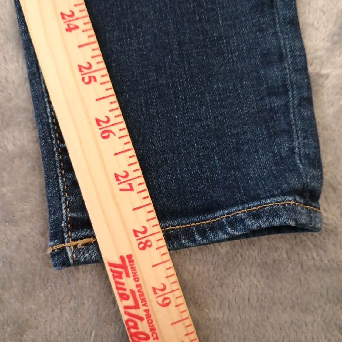 Silver Jeans Co. Silver Jeans Jeans Womens Size 28 Blue Dark Wash Skinny Mid Rise 28x28 Stretch Denim 5-Pocket Mens Womens Girls" Size 28" / US 6 / IT 42 - 5 Thumbnail