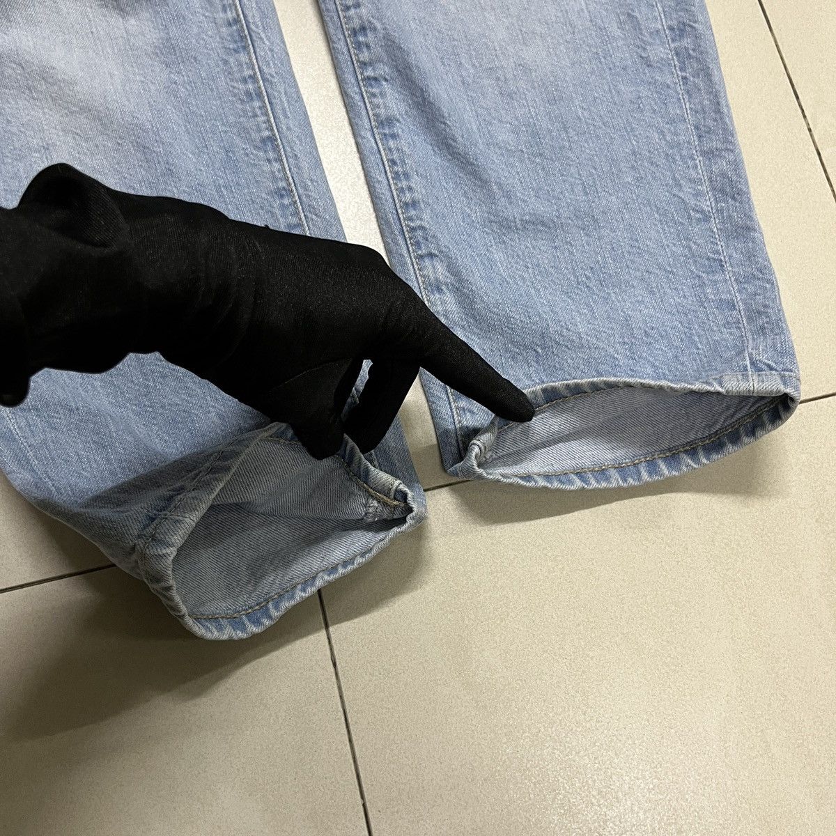 Japanese Brand × Uniqlo × Vintage Uniqlo Relaxed Tapered Jeans Size 27" / US 4 / IT 40 - 3 Thumbnail