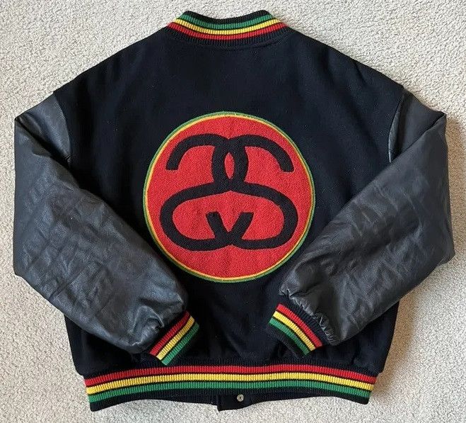 Stussy 1989 Stussy One Love Varsity Jacket Size US XL / EU 56 / 4 - 4 Thumbnail